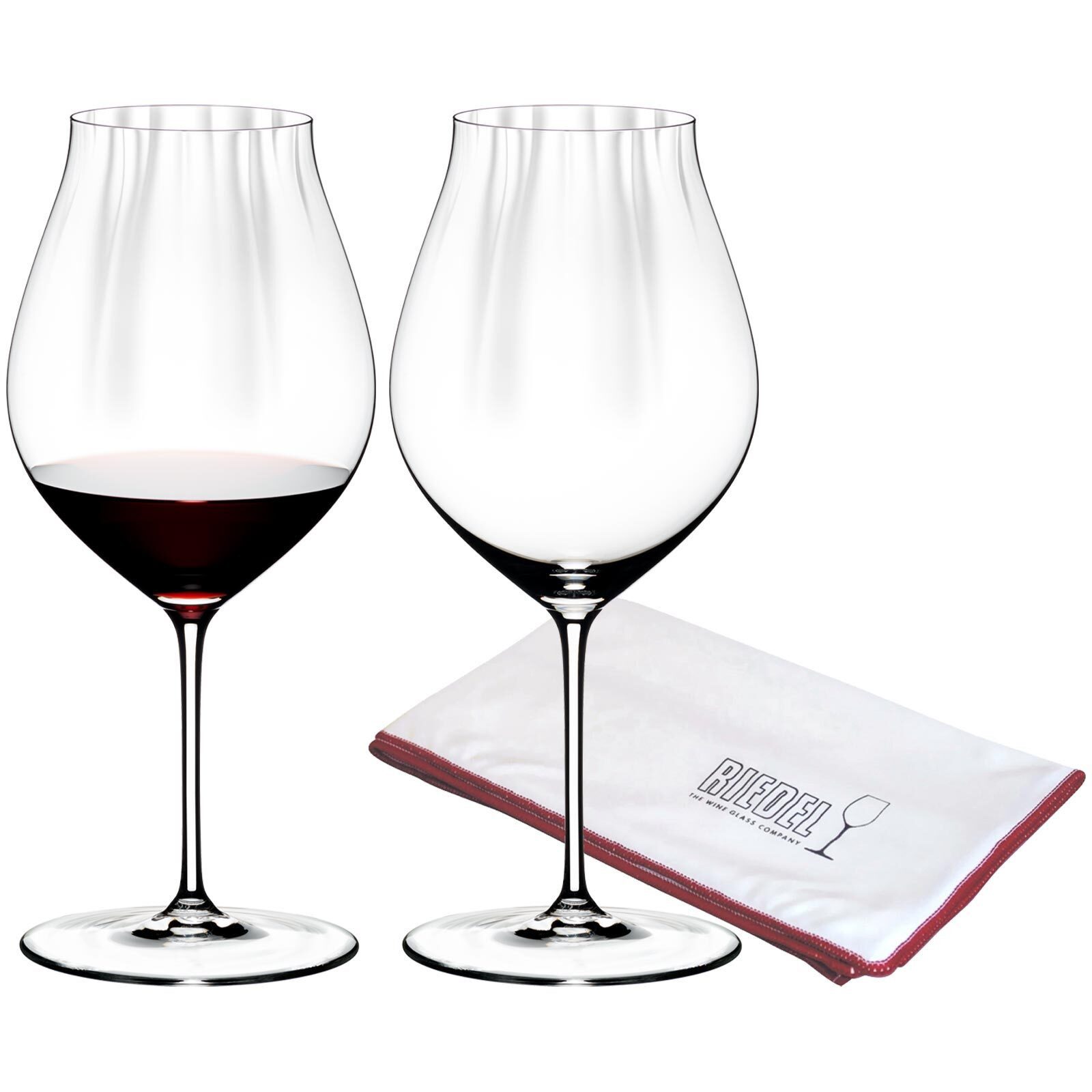 Rotweinglas Performance Pinot Noir Gläser inkl. Poliertuch