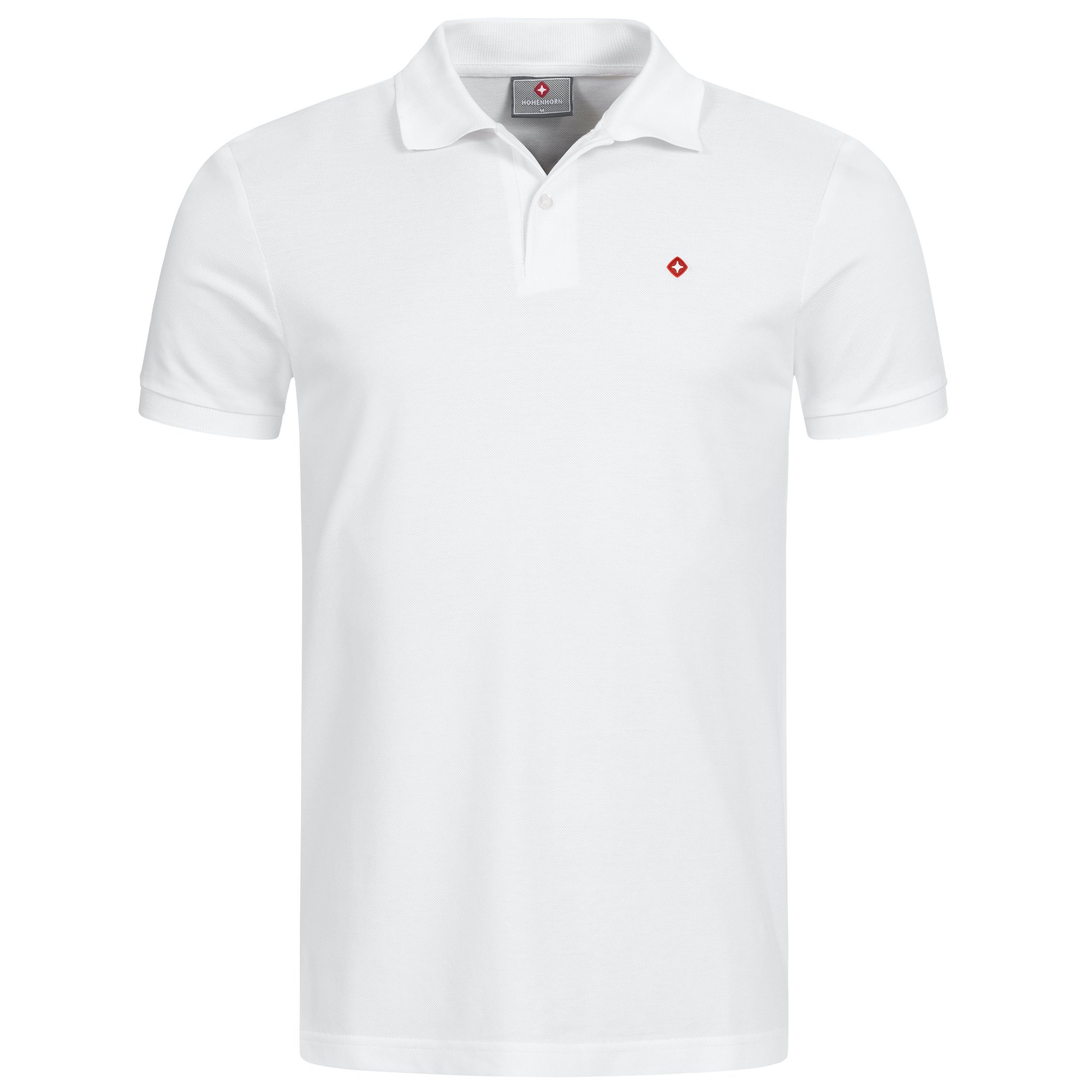 Höhenhorn Poloshirt Waliss Herren Weiß Polohemd Regular PoloShirt Fit