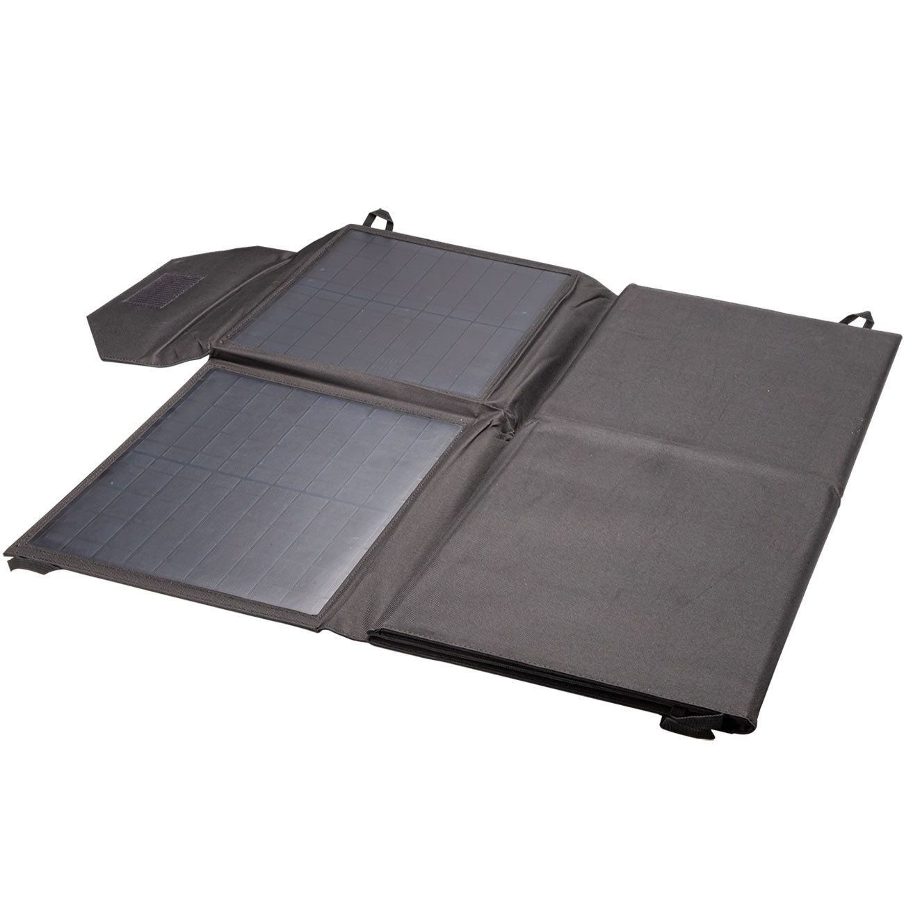 Casativo Solarmodul Faltbares Solarpanel 100W 18V 4,4kg 8 Zellen 24x31 cm, (1-St), zusammenfaltbar, -40 bis 75 °C, 4,4 kg, 18V, für Powerstation