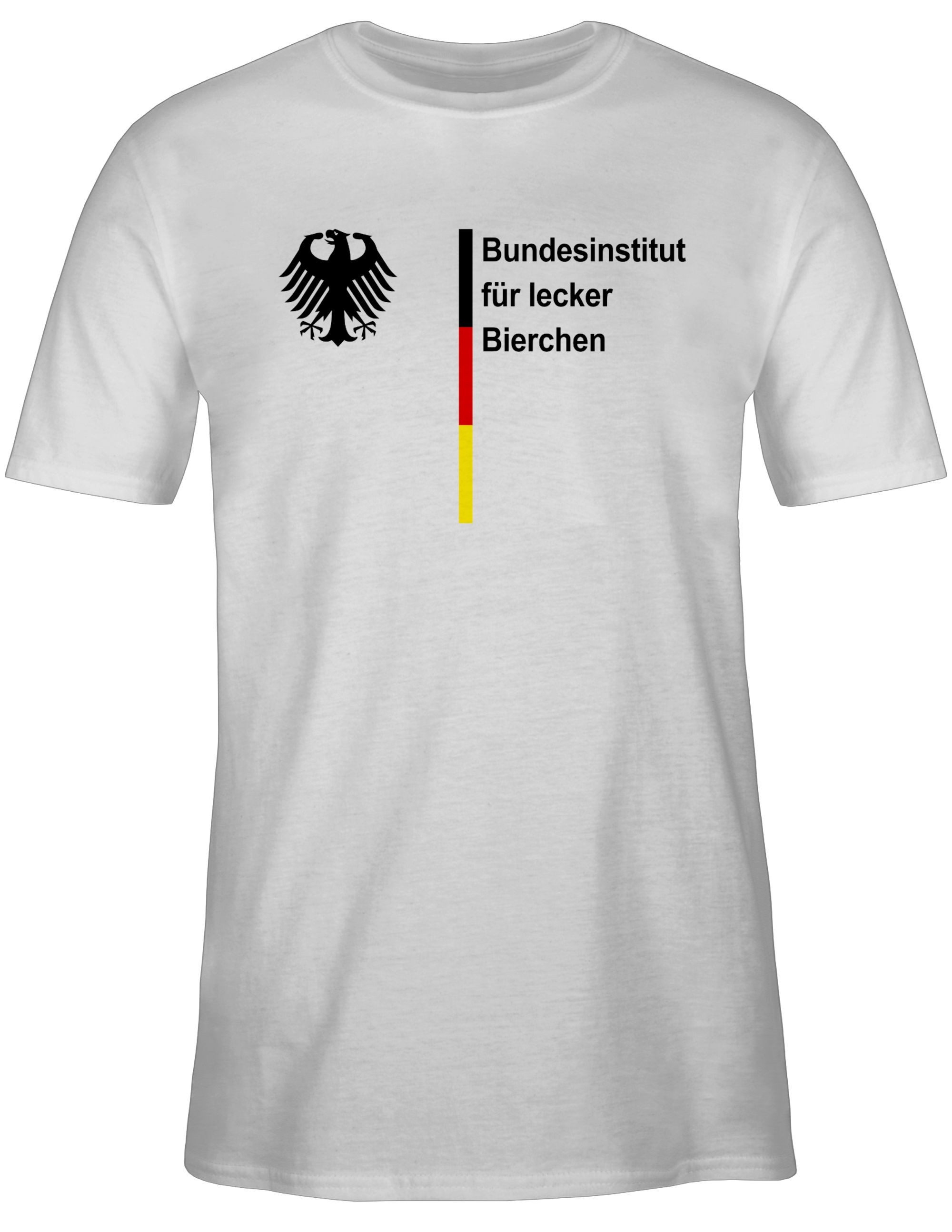 Shirtracer T-Shirt Bundesinstitut für lecker Bierchen, günstig online kaufen