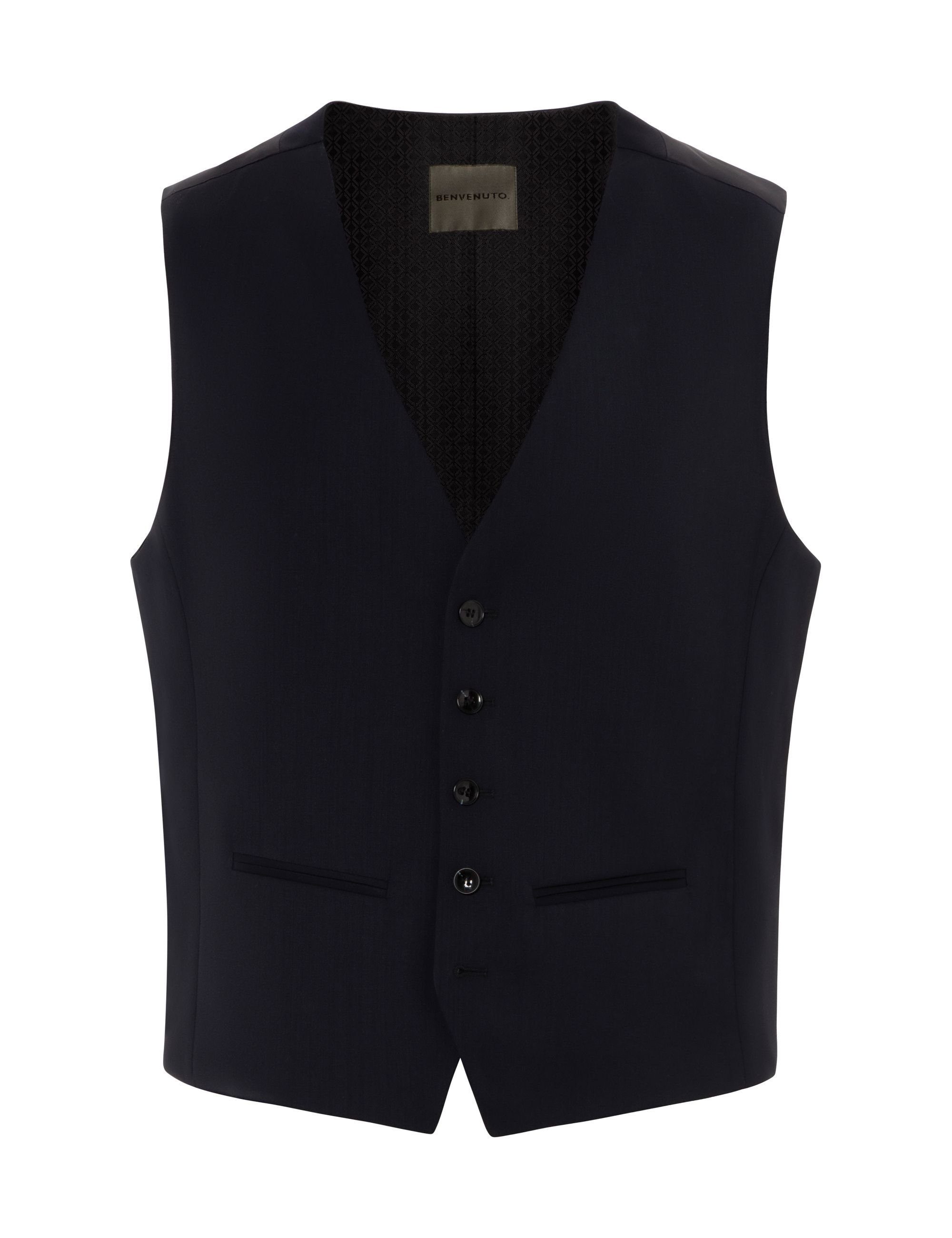 BENVENUTO. Anzugweste ENZO (1-tlg) mit Doppelpaspeltaschen