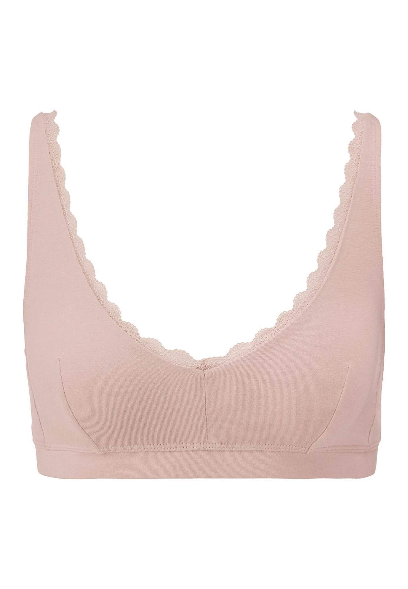 Hessnatur Bustier COTTON FEEL LACE aus Bio-Baumwolle (1-tlg)