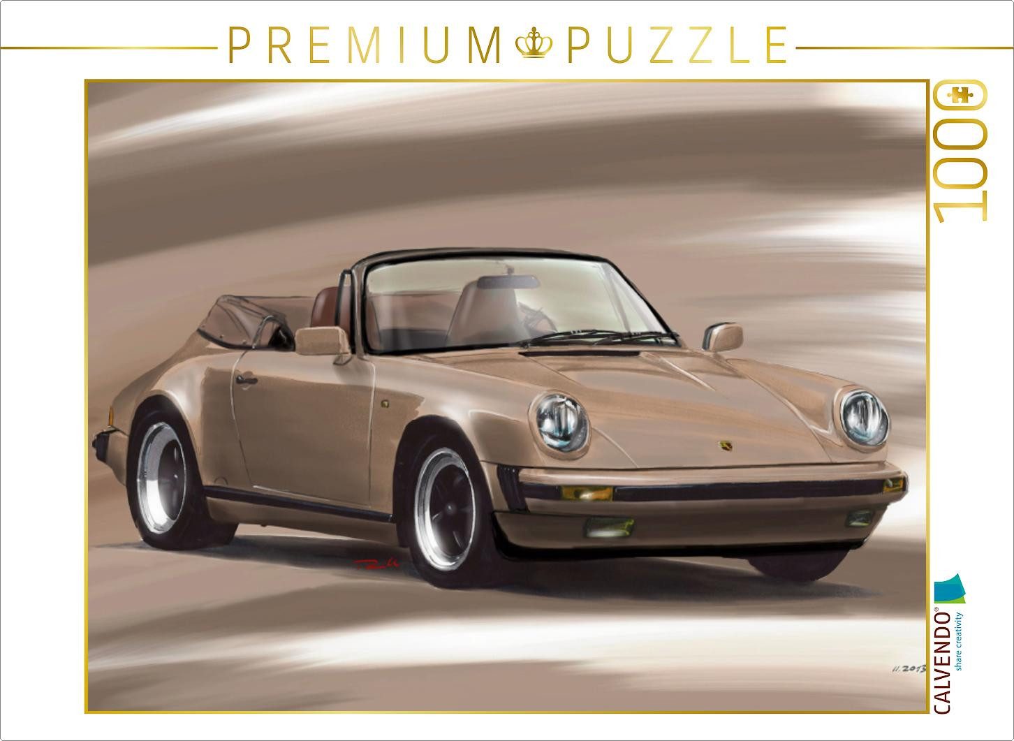 CALVENDO Puzzle CALVENDO Puzzle Porsche 911 Cabrio 1000 Teile Puzzle quer, 1000 piece, 1000 Puzzleteile