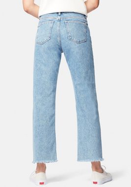 Mavi Straight-Jeans BARCELONA mit ausgefranster Kante am Beinabschluss