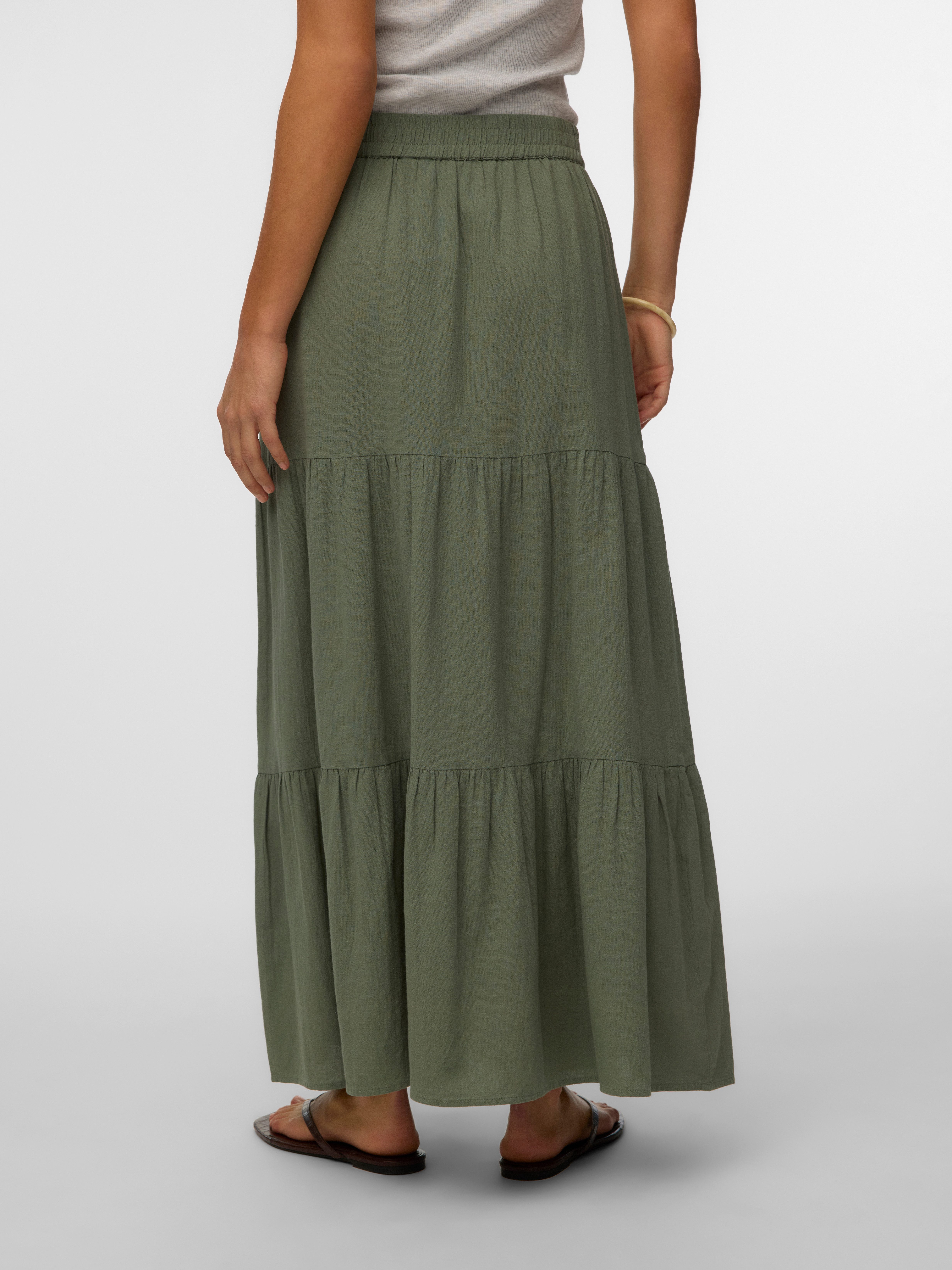 Vero Moda Maxirock VMDICTHE HW MAXI SKIRT WVN GA Baumwolle