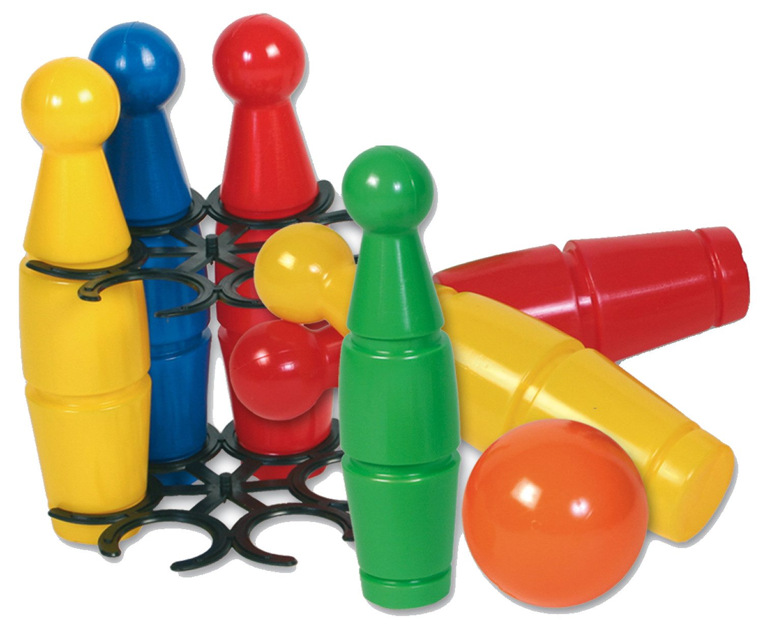 Dohany Spiel Kegel Bowling Spielset Klein 6 Kegeln 1 Kugel