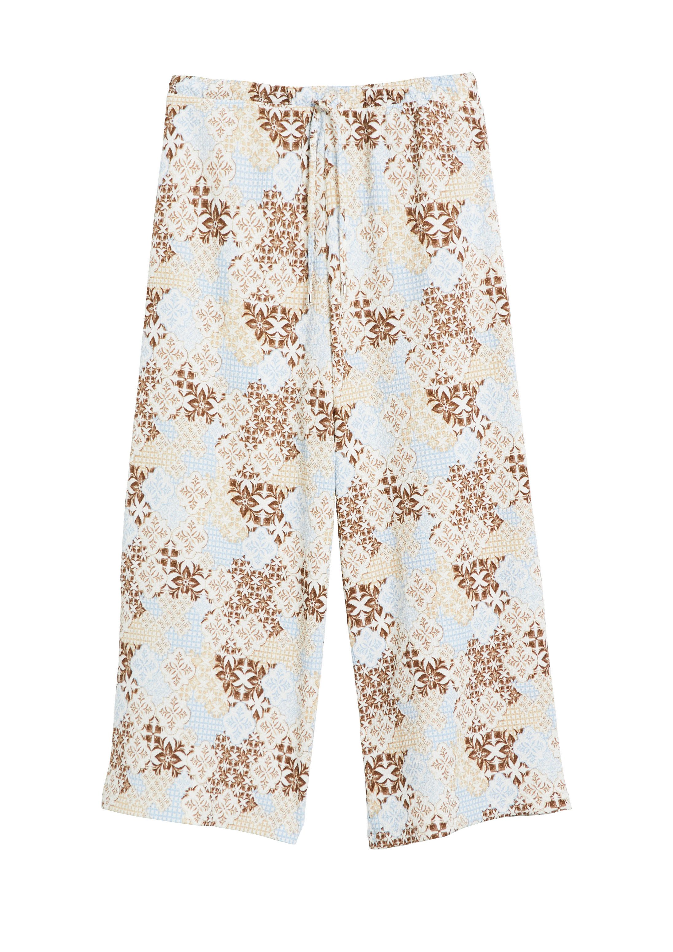 s.Oliver Culotte Hose Culotte aus Crêpejersey