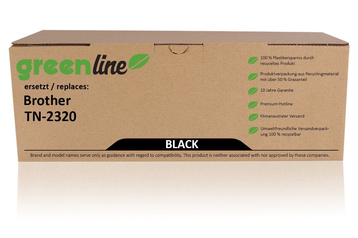 Inkadoo Tonerkartusche Inkadoo greenline ersetzt Brother TN-2320 XL | Tonerpatronen