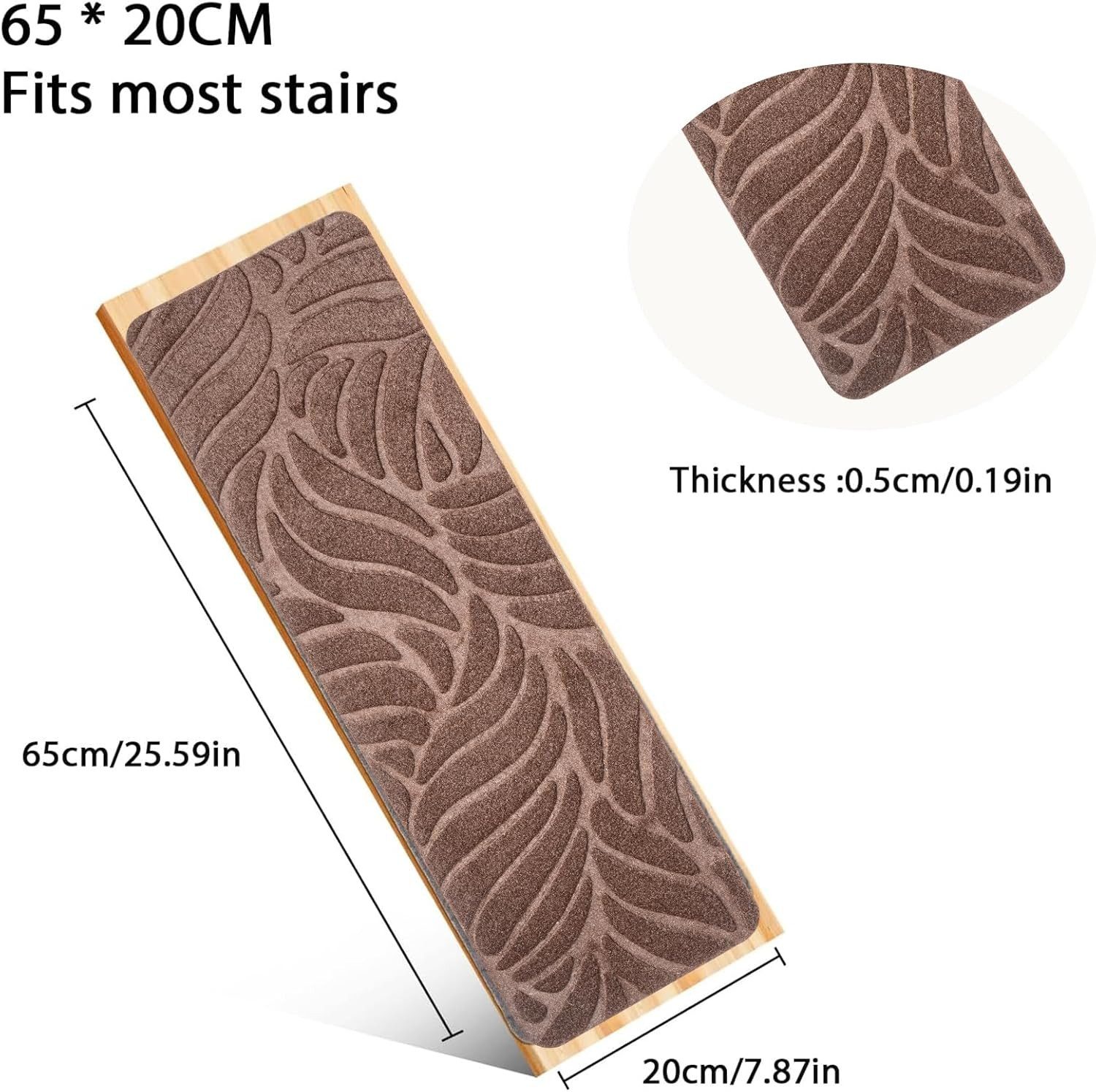 Youyijia Teppich 15pcs Anti-Rutsch Treppenmatten  65x20cm Teppich Treppenst günstig online kaufen