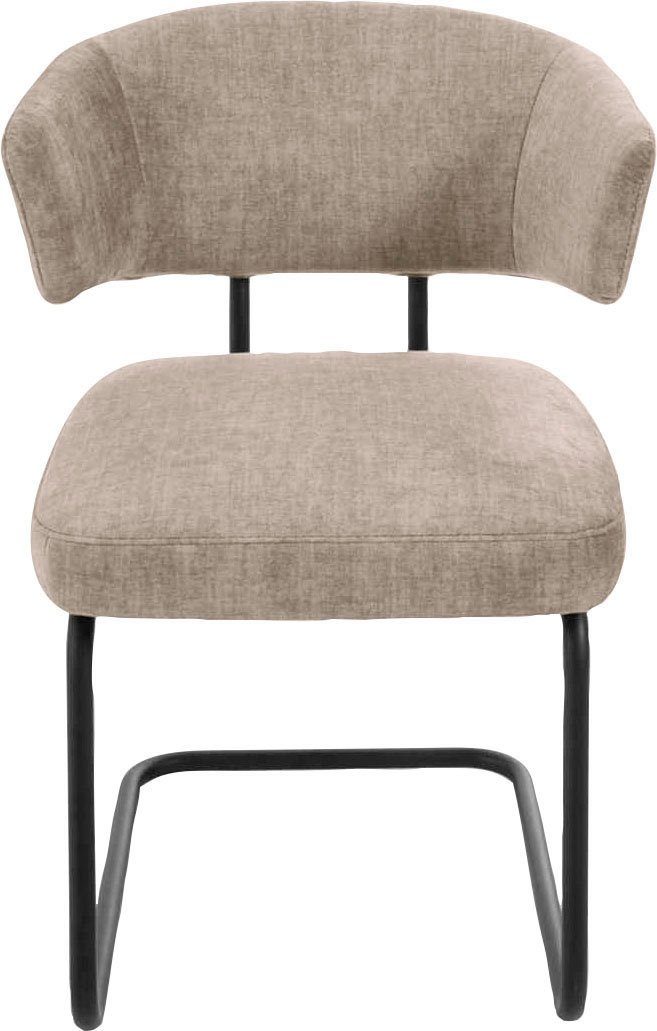 K+W Komfort & Wohnen Freischwinger Mikkado Tube (1 St), abgerundeter Rücken, Rundrohrgestell, Abstandshalter, Sitzkomfort