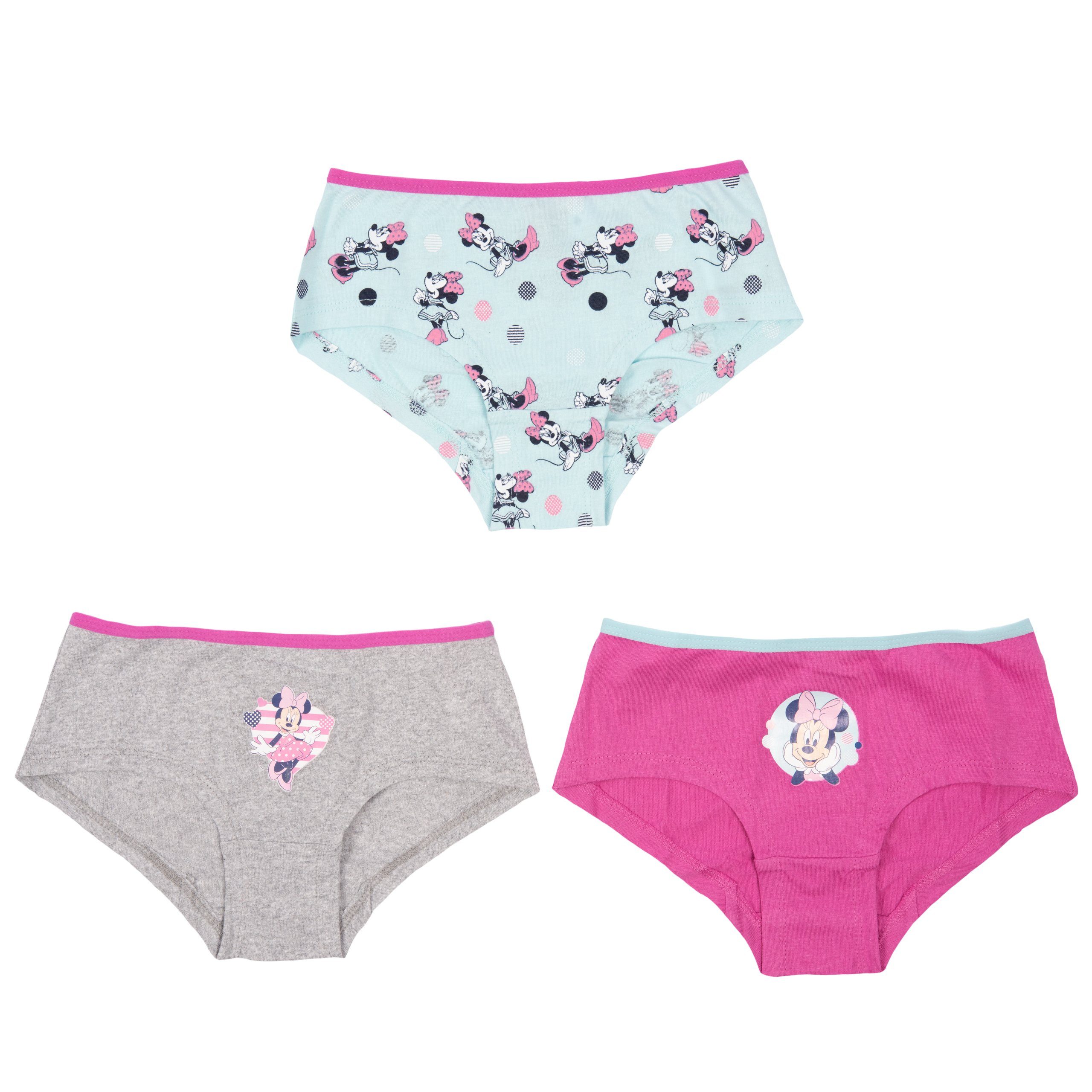 United Labels® Panty Disney - Minnie Mouse, Bunt (3er Pack)