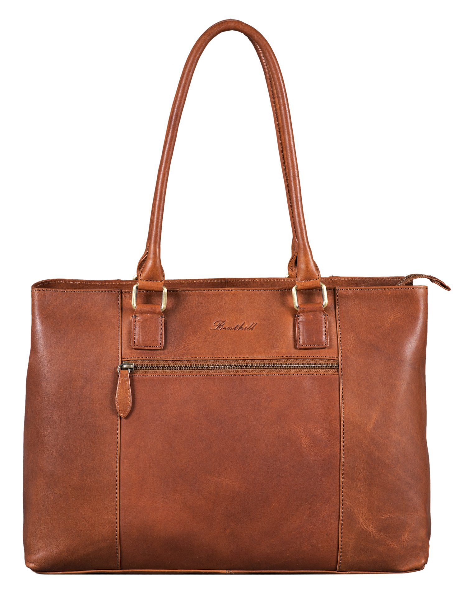 Benthill Henkeltasche Damen Echt Leder Tasche Große Handtasche vielen Fäche günstig online kaufen