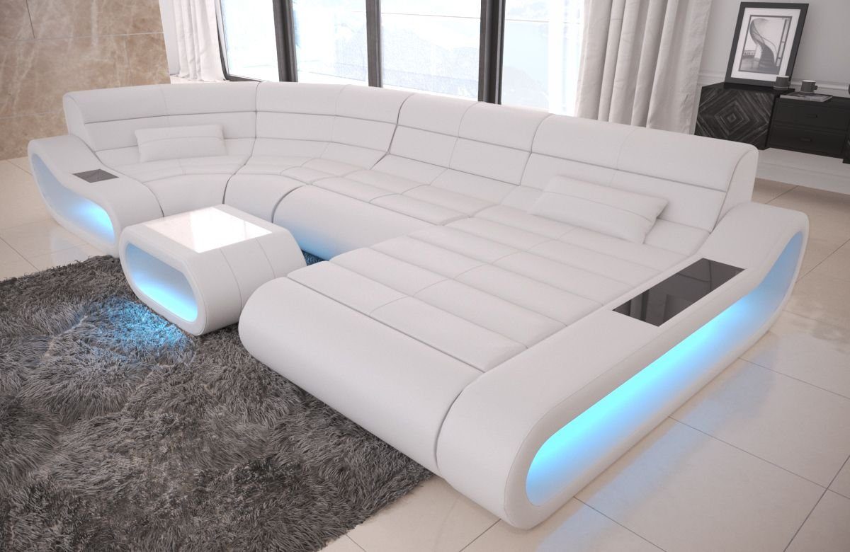 Sofa Dreams Wohnlandschaft Ledercouch Leder Sofa günstig online kaufen