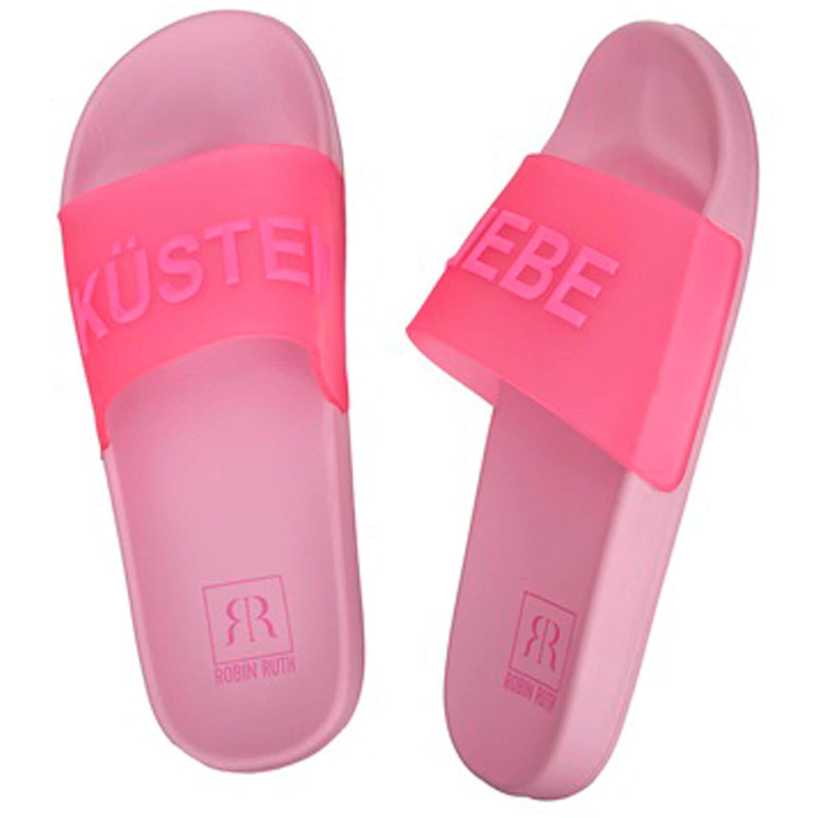 Robin Ruth Slipper-Damen Slipper Damen Slipper Sandale mit flacher Sohle - Badeschuhe Badelatschen