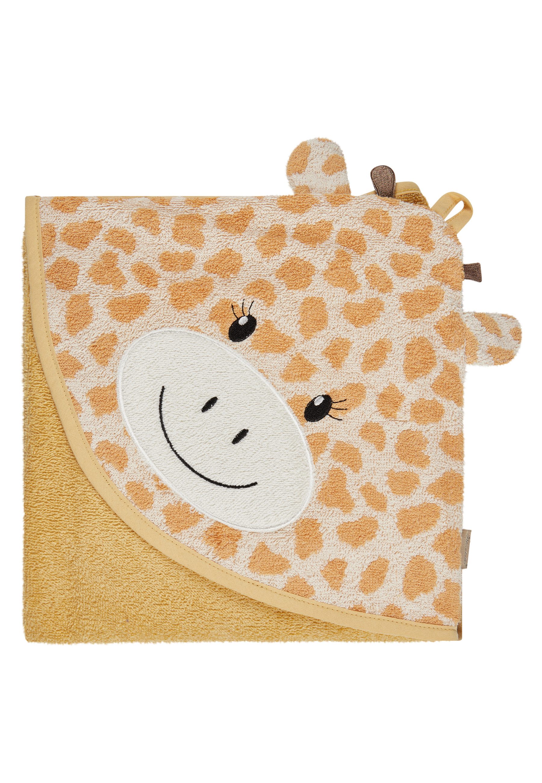 Sterntaler® Badetuch Motiv-Kapuzenbadetuch GIRAFFE Kaya, Frottee (1-St)