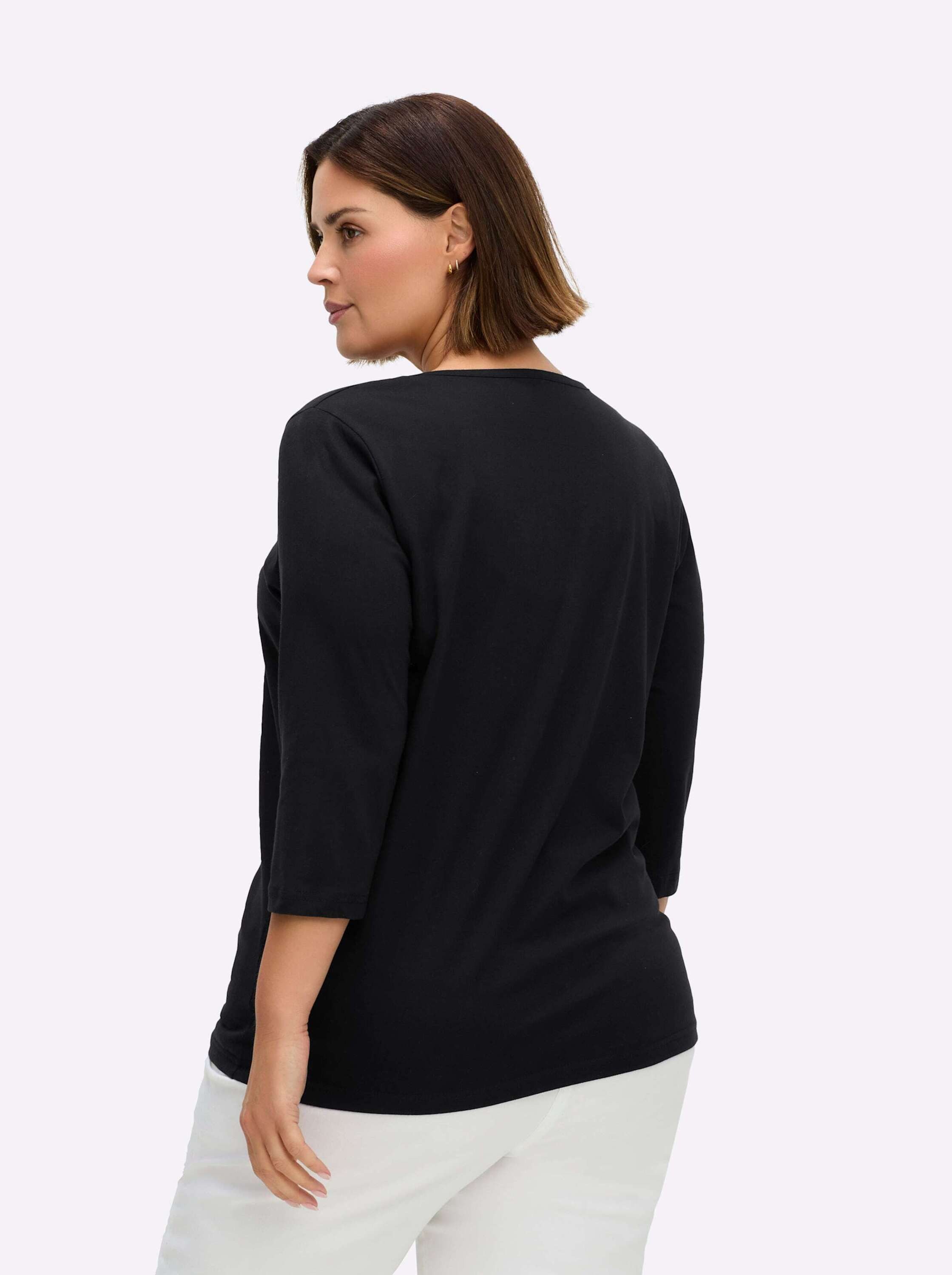 Sieh an! T-Shirt 3/4-Arm-Shirt 3/4-Arm günstig online kaufen
