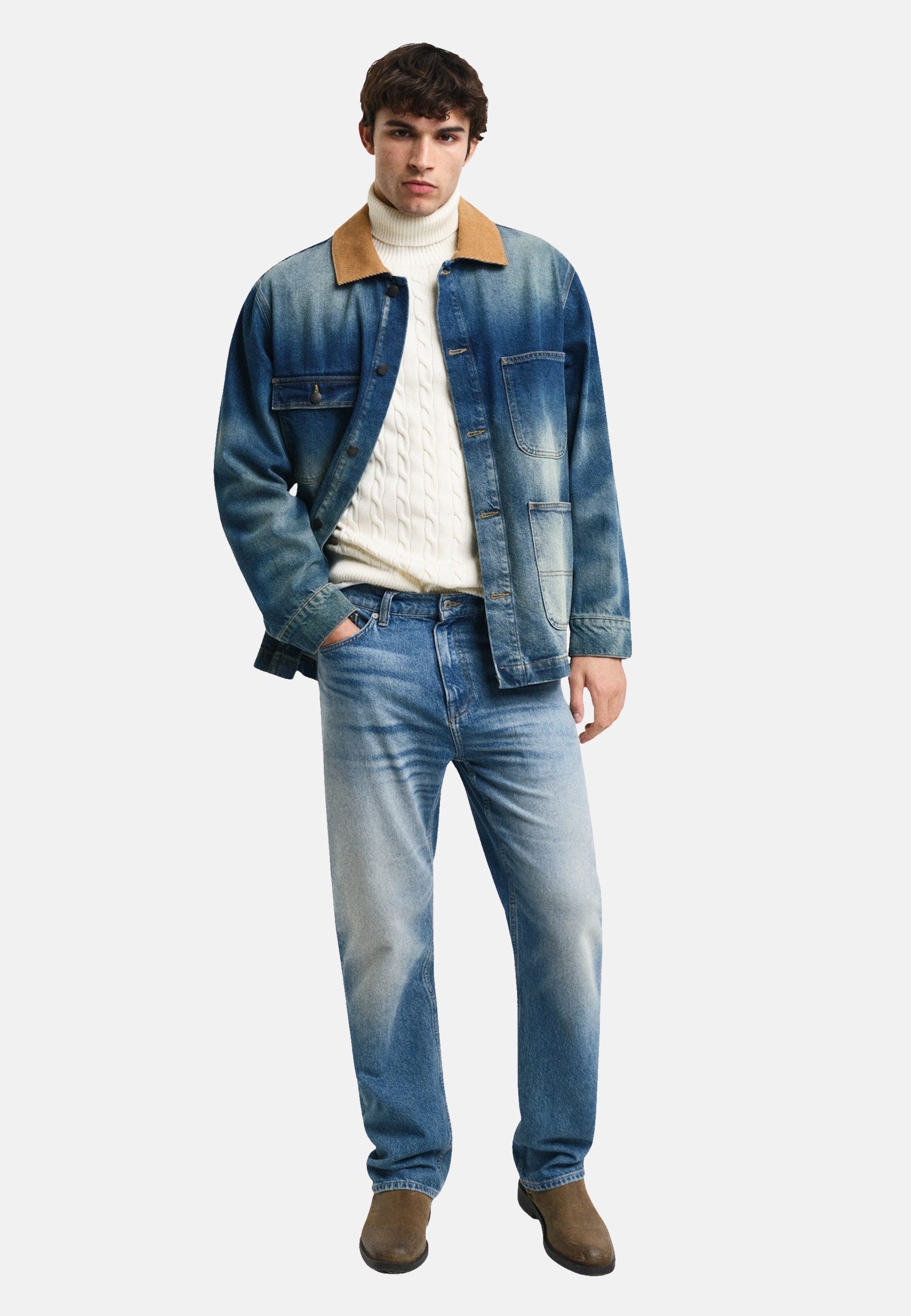 Gant Rollkragenpullover Strickpullover Rollkragenpullover (1-tlg)