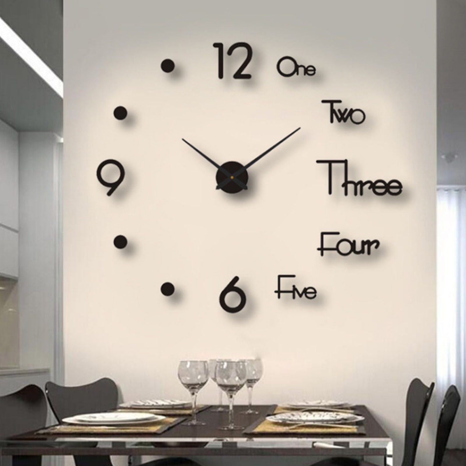 MODFU Wanduhr Acryl Wanduhr DIY Wand günstig online kaufen
