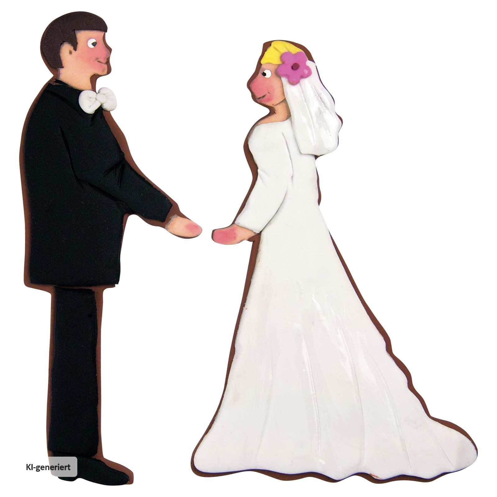 STÄDTER Ausstechform Ausstechform Bräutigam Hochzeit, Edelstahl, (Stück, 1-St., 1 Ausstechform), Backförmchen