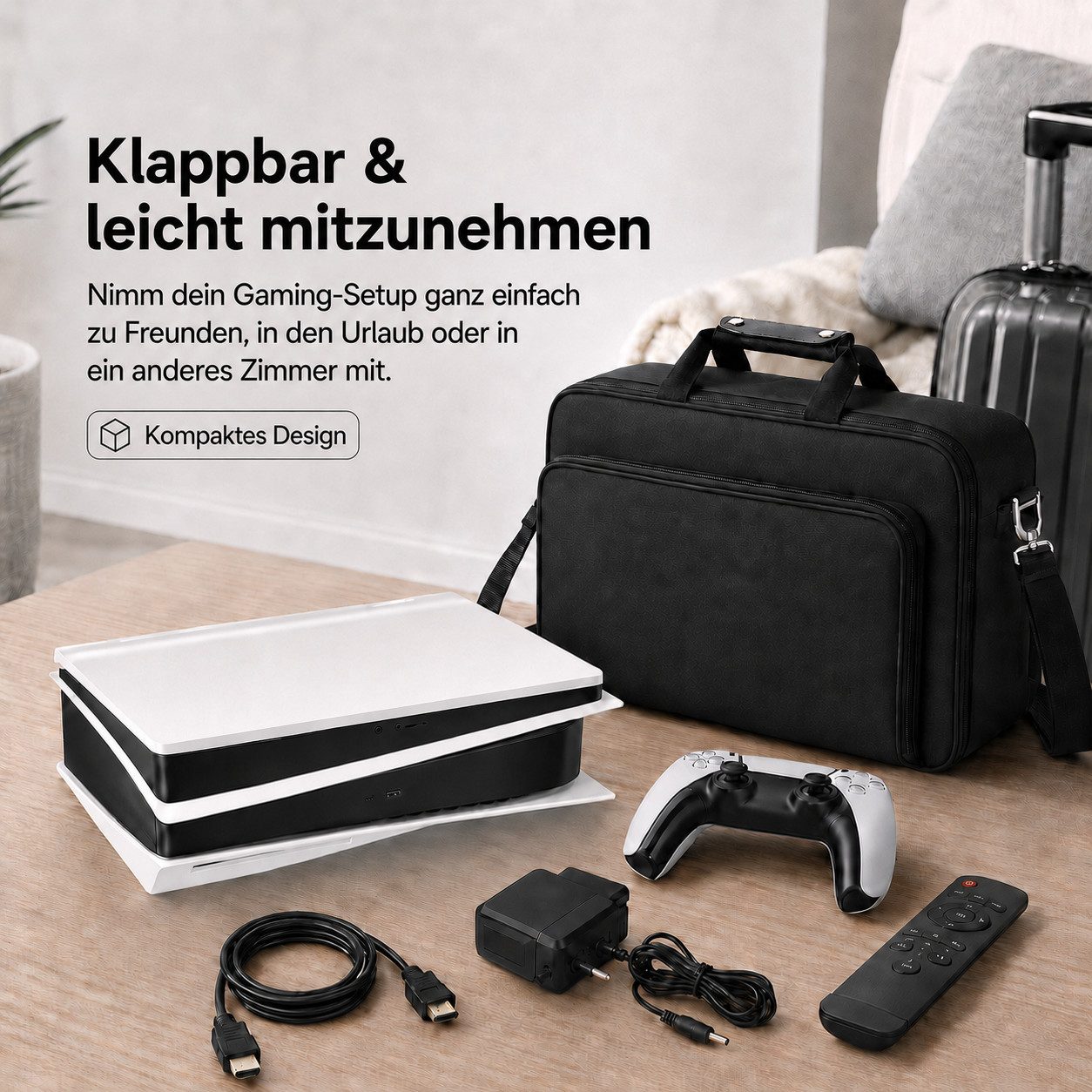 Tekoo Tragbarer Gaming Monitor 15,6 Zoll 4K UHD IPS HDR für PlayStation 5 Gaming-Monitor (3840 x 2160 px, 4K Ultra HD, 4 ms Reaktionszeit, 60 Hz, IPS, Passgenau für PlayStation 5, HDR Unterstützung, AMD FreeSync)