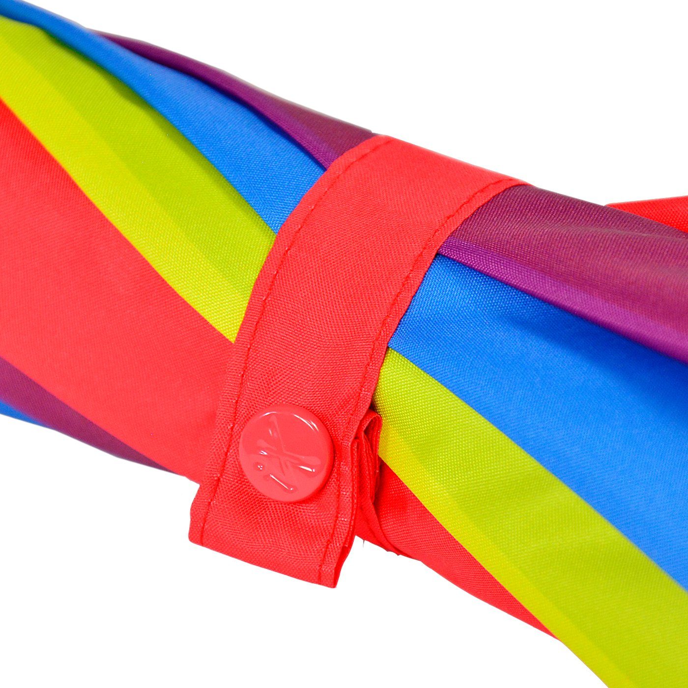 iX-brella Stockregenschirm Fiberglas, XL 110 cm groß, stabil, mit Automatik, mit überschlagfähigem Dach - windproof - bunt