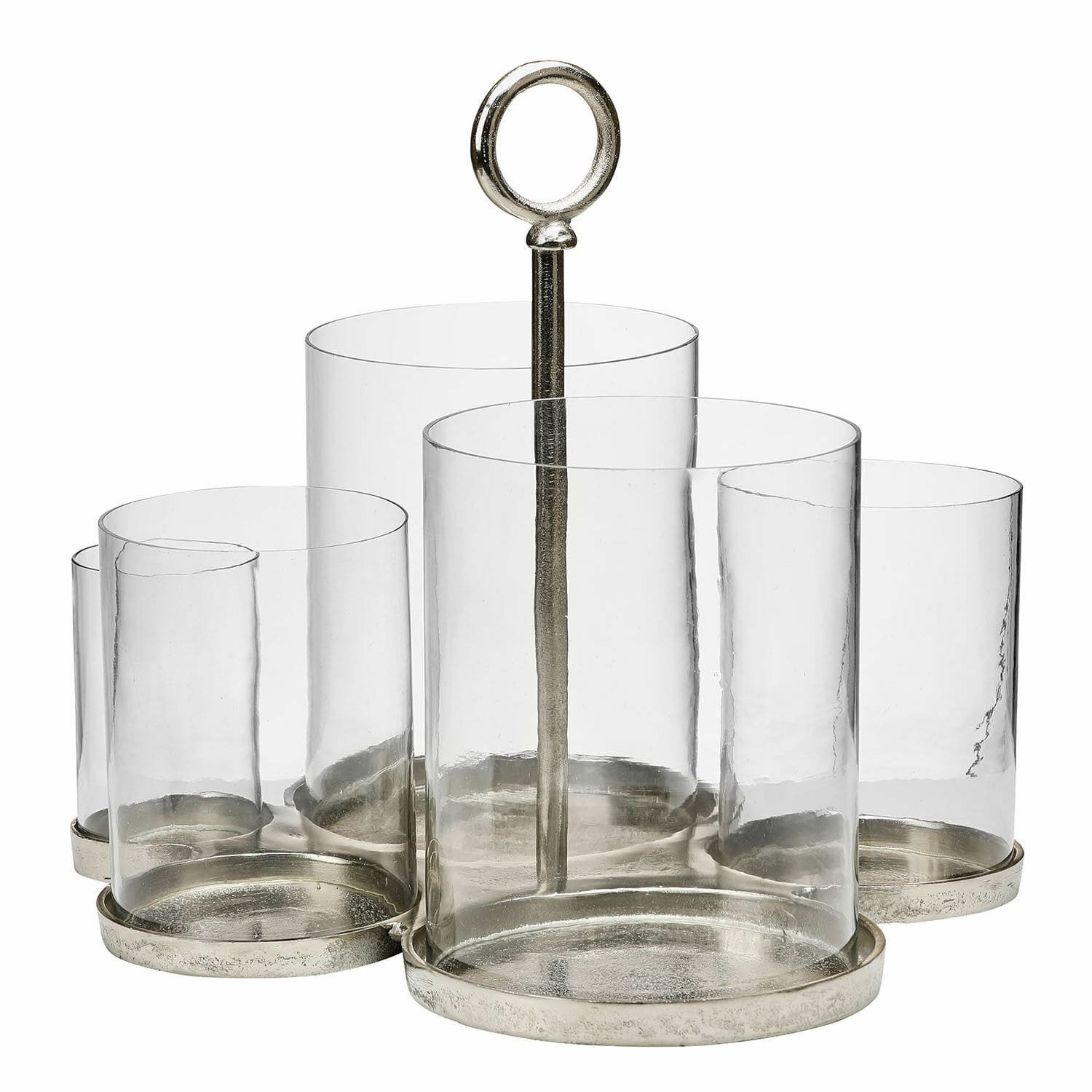 Mirabeau Windlicht Windlicht Gjaloran silber/klar (kein Set, kein Set) günstig online kaufen