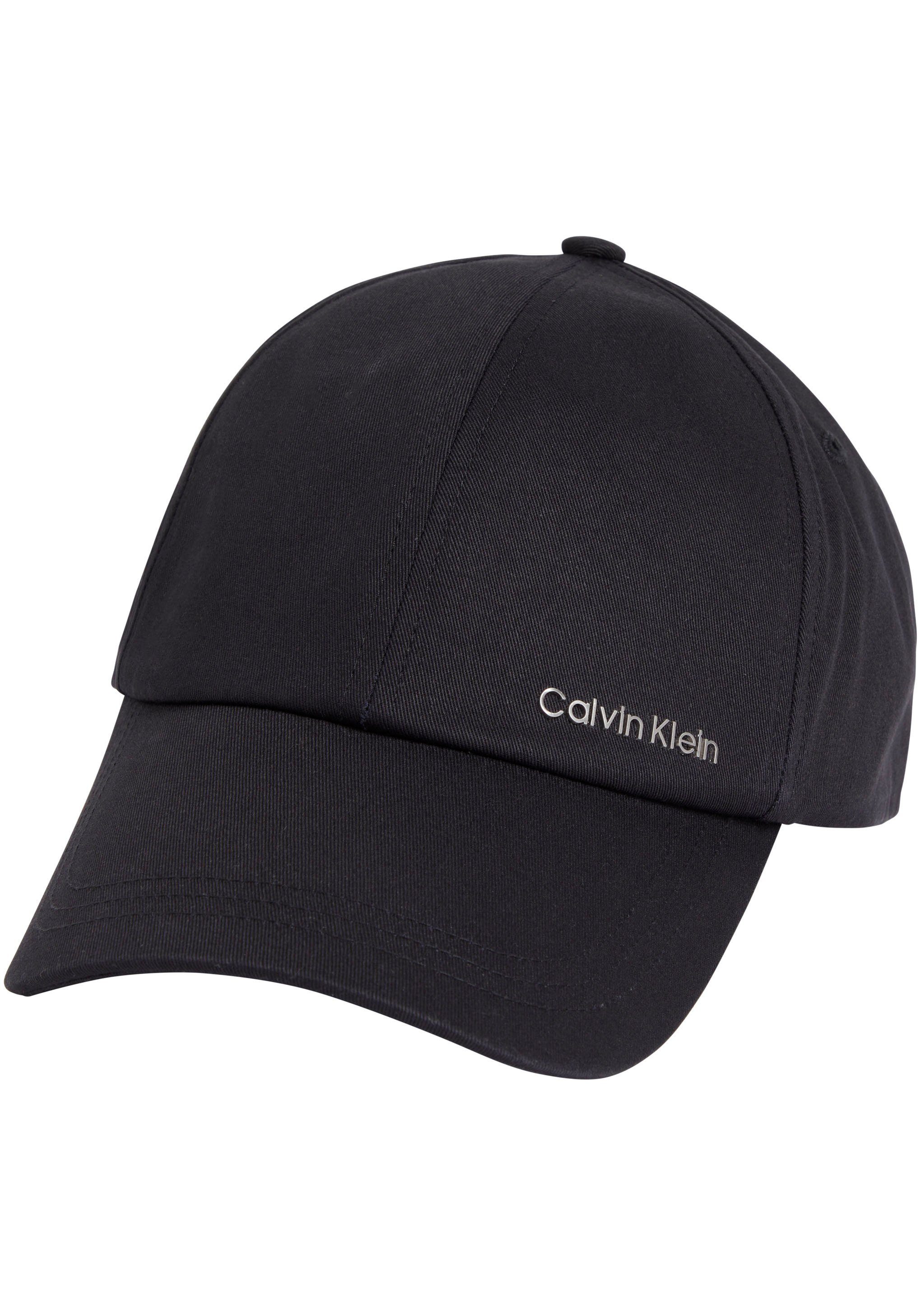 Calvin Klein Baseball Cap METAL LETTERING BB CAP Ck Black