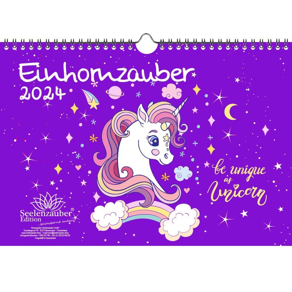 Kalender Einhorn Vom Feinsten Ultimativ Prime - Müllabfuhr-Kalender 