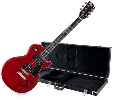 Shaman E-Gitarre »SCX-100 - Single Cut-Bauweise - Mahagoni Hals - Macassar-Griffbrett«, Pickups: 2x Humbucker, Set inkl. Koffer