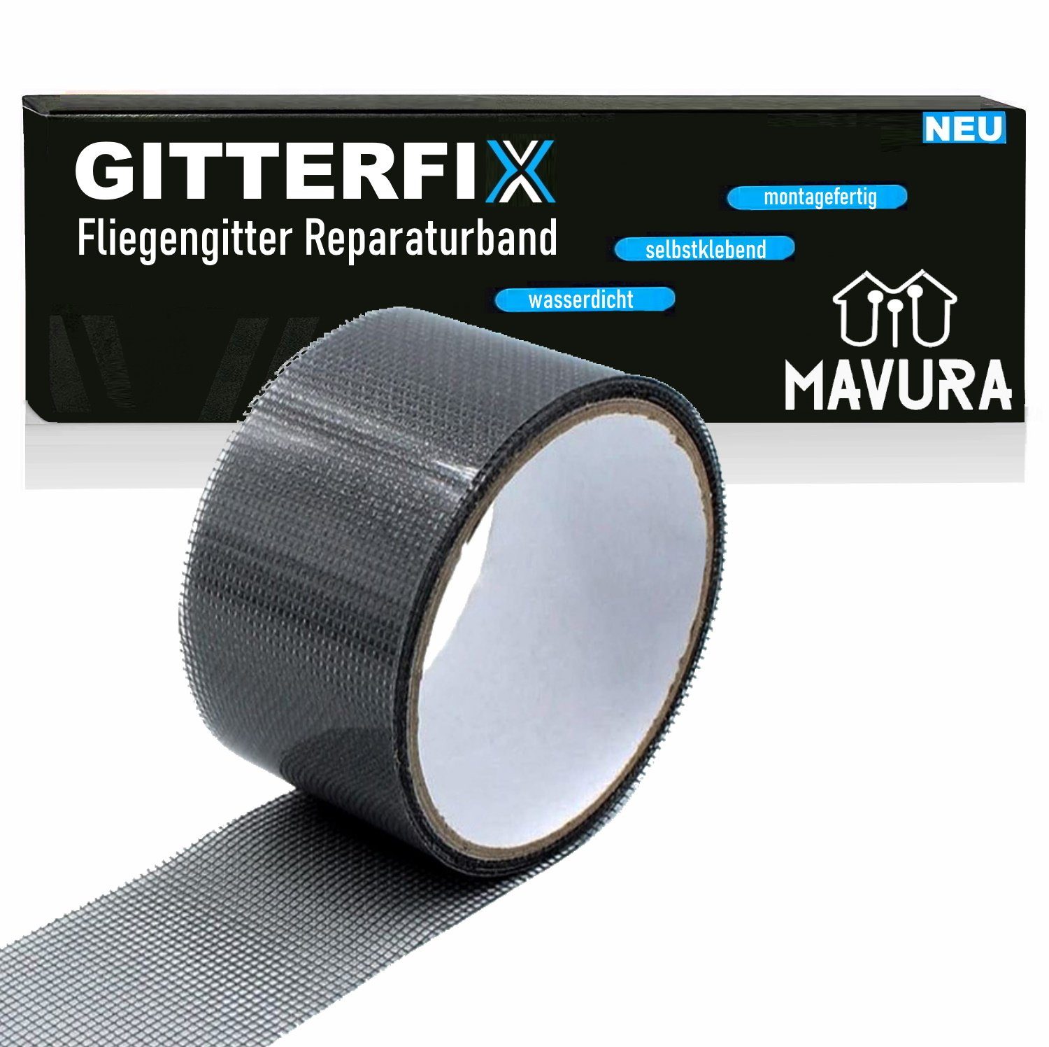 MAVURA Magnethalter Magnetband selbstklebend Magnetklebestreifen  Magnetstreifen, Magnetfolie Magnet Band Streifen Folie Magnetklebeband 3m  (4,98€/M)