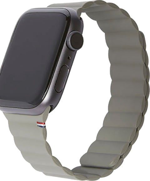 DECODED Smartwatch-Armband Traction Silikon Lite olive Magnetic Strap