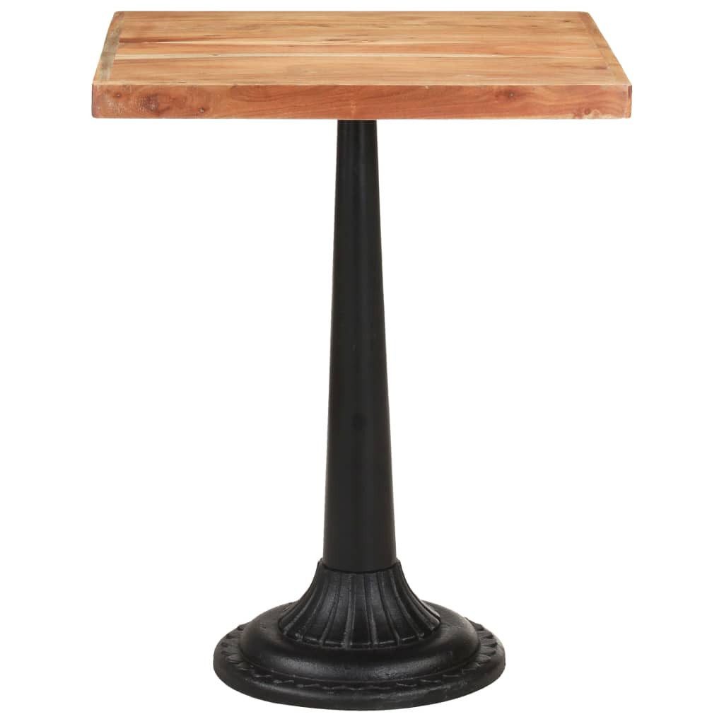 vidaXL Esstisch, Bistrotisch 60x60x76 cm Akazie Massivholz