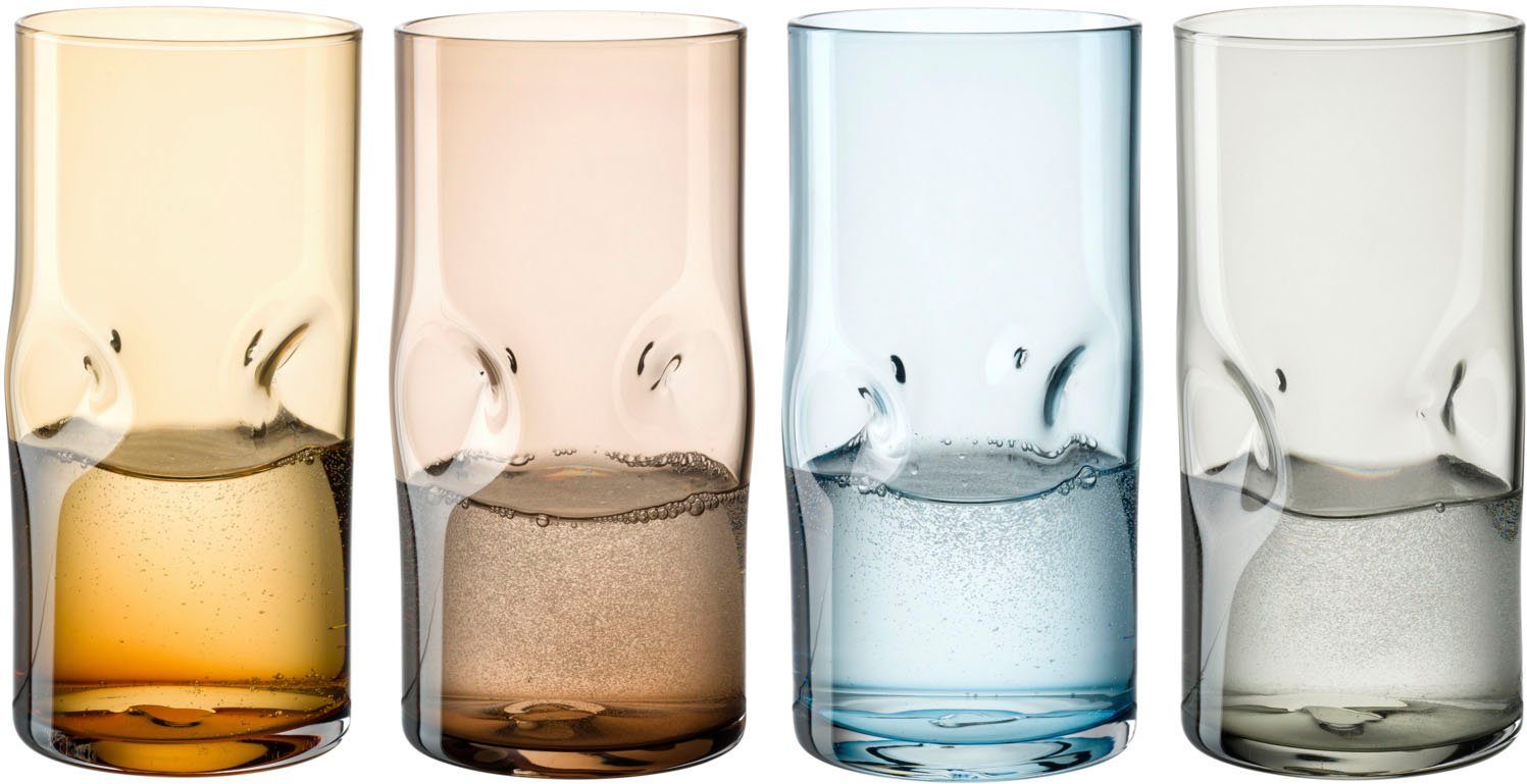 LEONARDO Gläser-Set VESUVIO, 4-tlg., Glas, 330 ml, 4-teilig