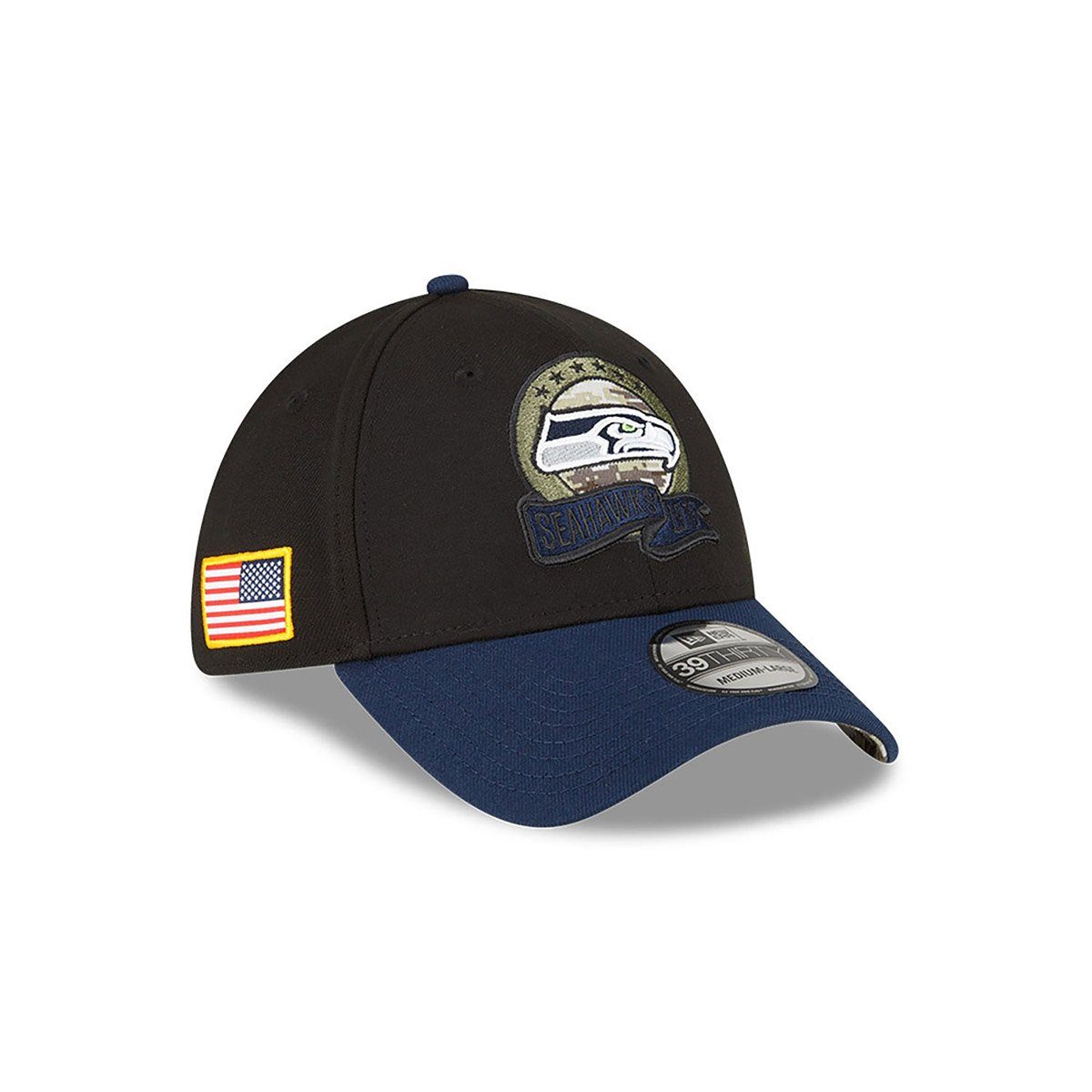 Baseball Cap 39THIRTY NFL22 Salute To Service Seattle Seahawks