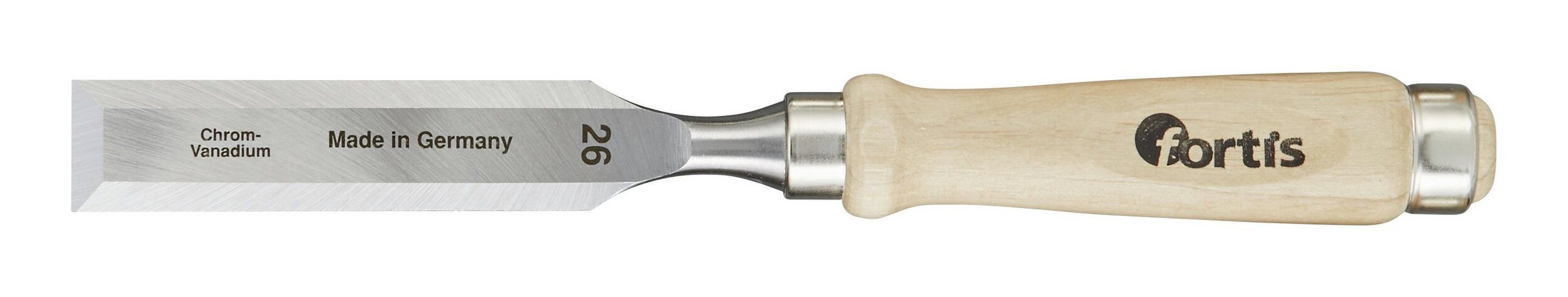 fortis Stechbeitel, Mit Holzheft 4 mm