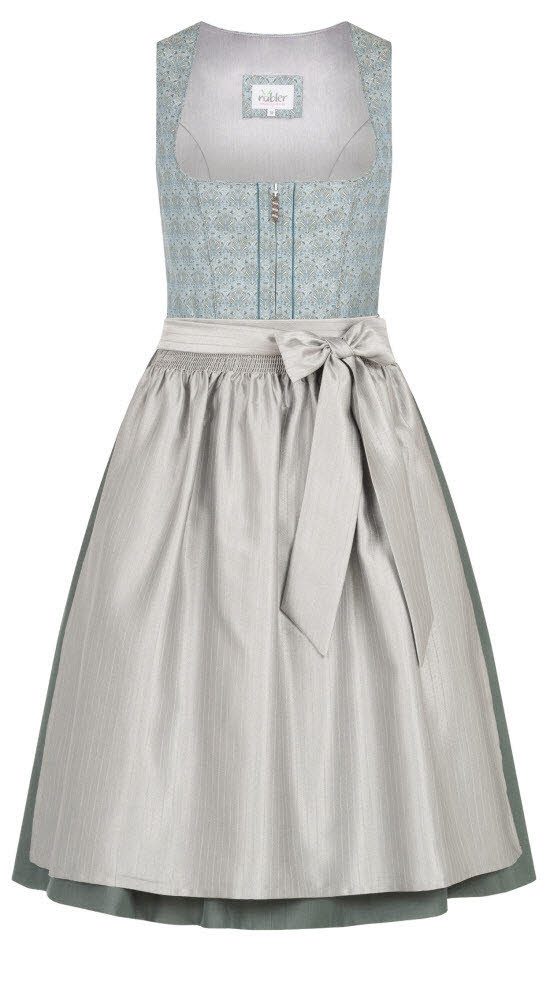 Dirndl Midi Dirndl Efia in Petrol von Nübler