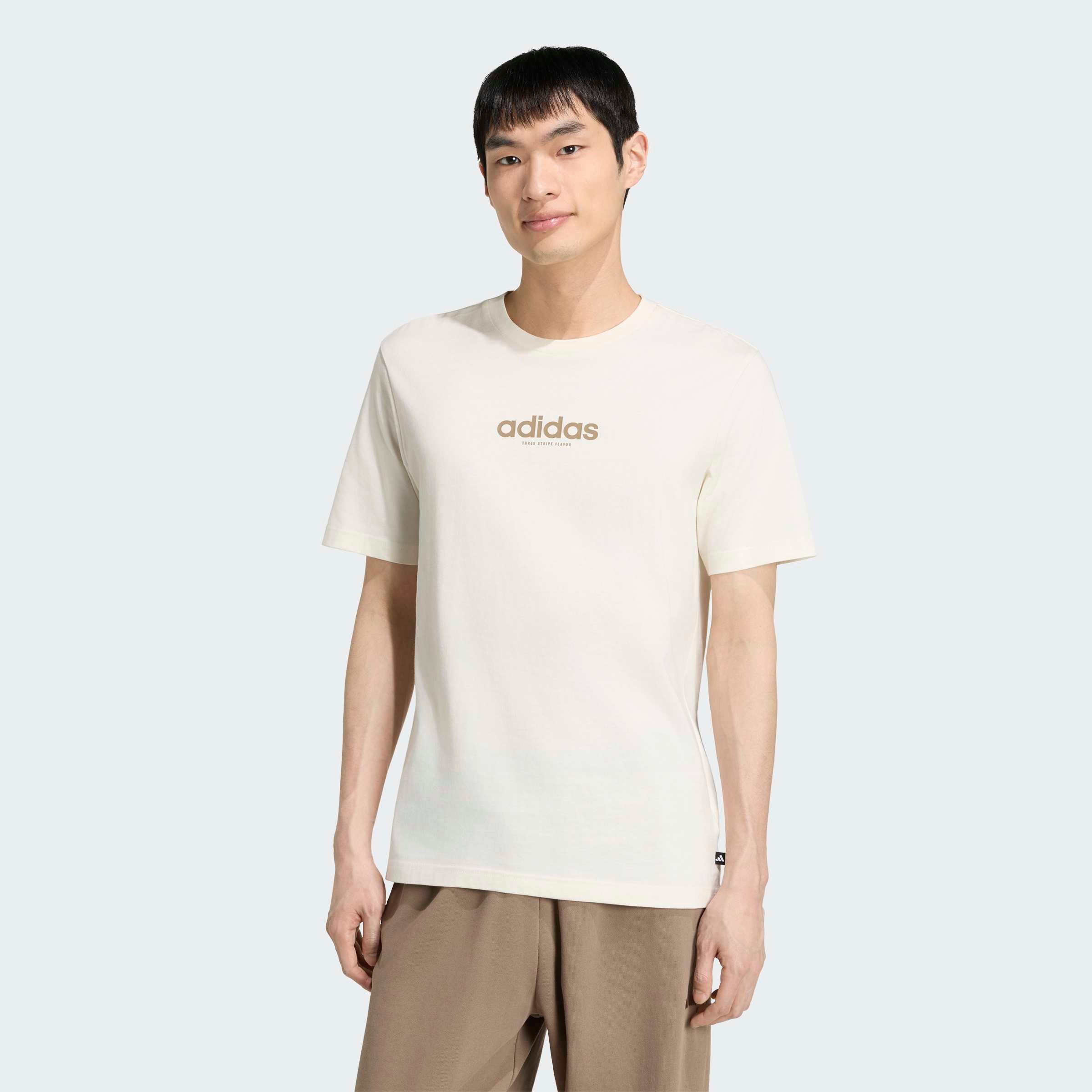 adidas Sportswear T-Shirt M BURGER T sportlicher Stil, ohne Verschluss, aus Baumwolle, normale Länge