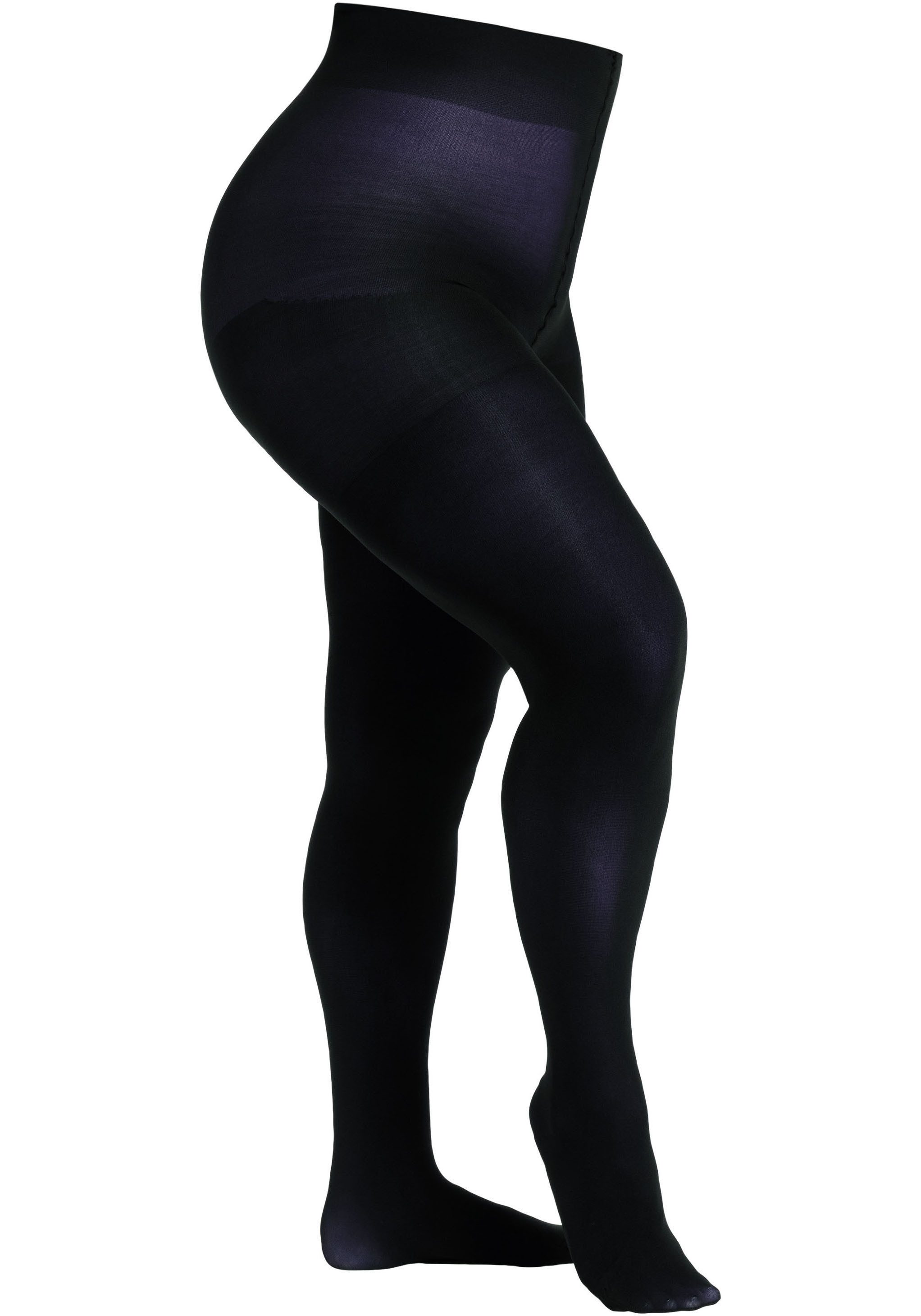 Camano Feinstrumpfhose fine curvy 60 DEN Curvy-Tights, matt, extra breiter Bund