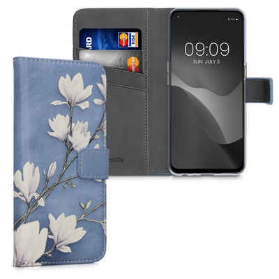 kwmobile Handyhülle Wallet Case für Oppo A74 (5G) / A54 (5G), Hülle mit Ständer Kartenfächer - Handyhülle
