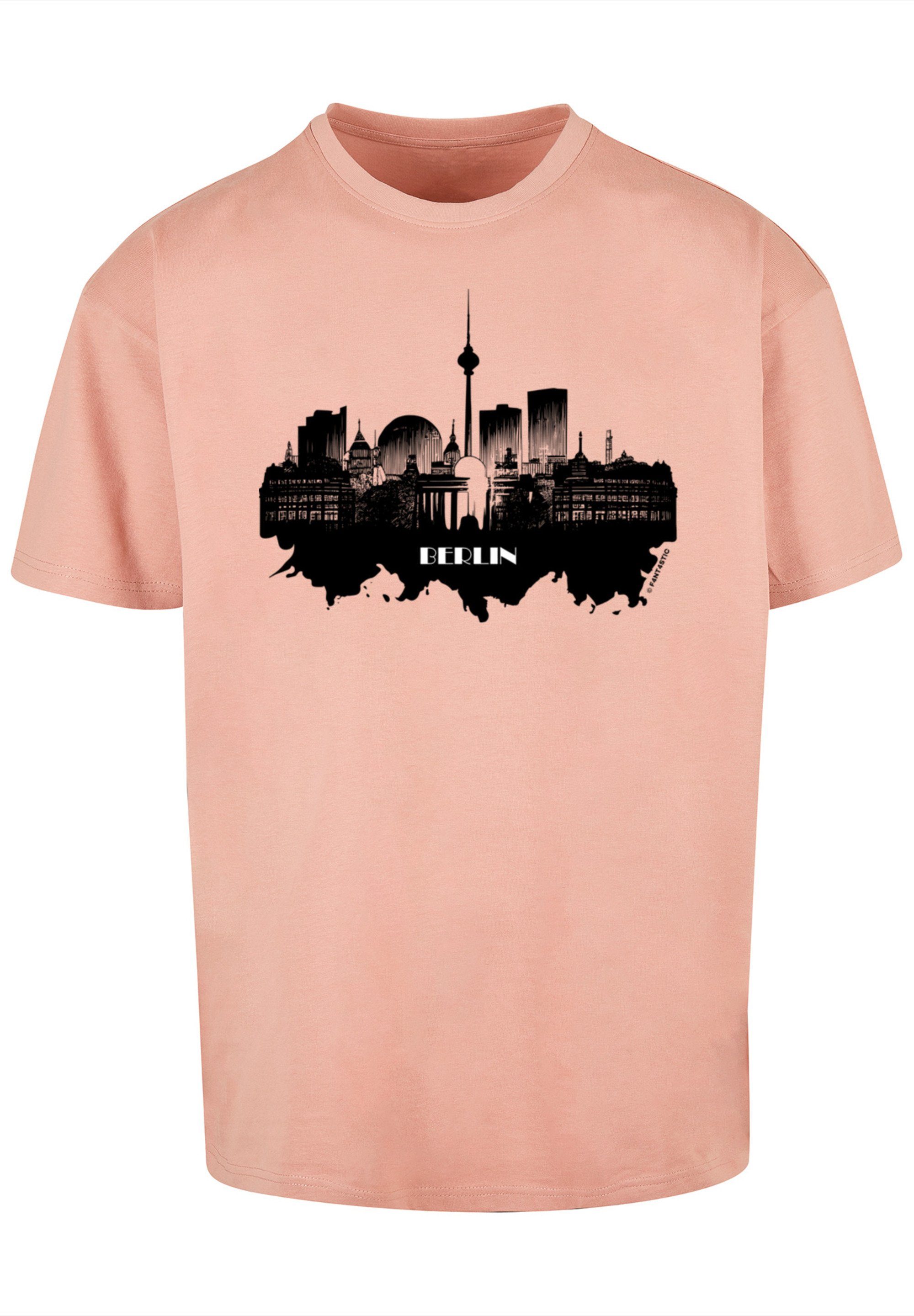 F4NT4STIC T-Shirt Cities Collection - amber Berlin skyline Print