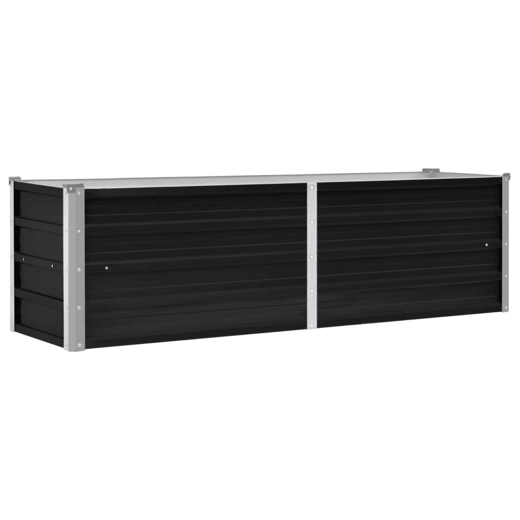 DOTMALL Hochbeet Blumenkasten, Verzinkter Stahl Balkon günstig online kaufen