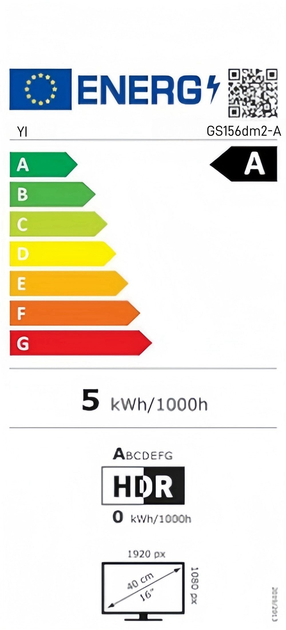 Energieeffizienzklasse: 