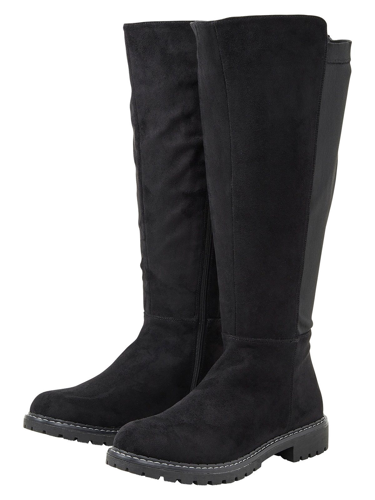 Sheego Große Größen Weitschaftstiefel mit Stretcheinsatz, günstig online kaufen