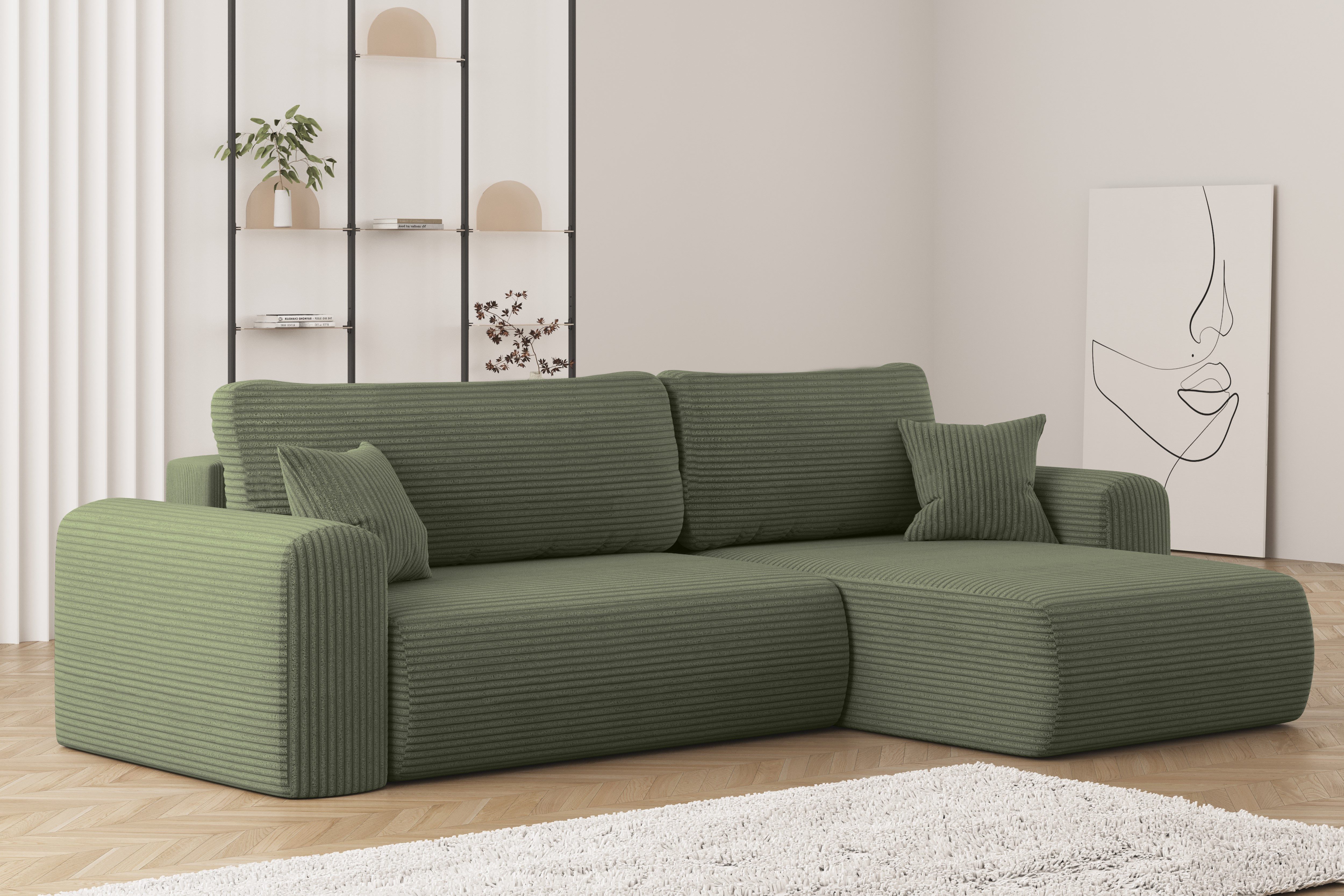 Kaiser Möbel Ecksofa mit Schlaffunktion und günstig online kaufen