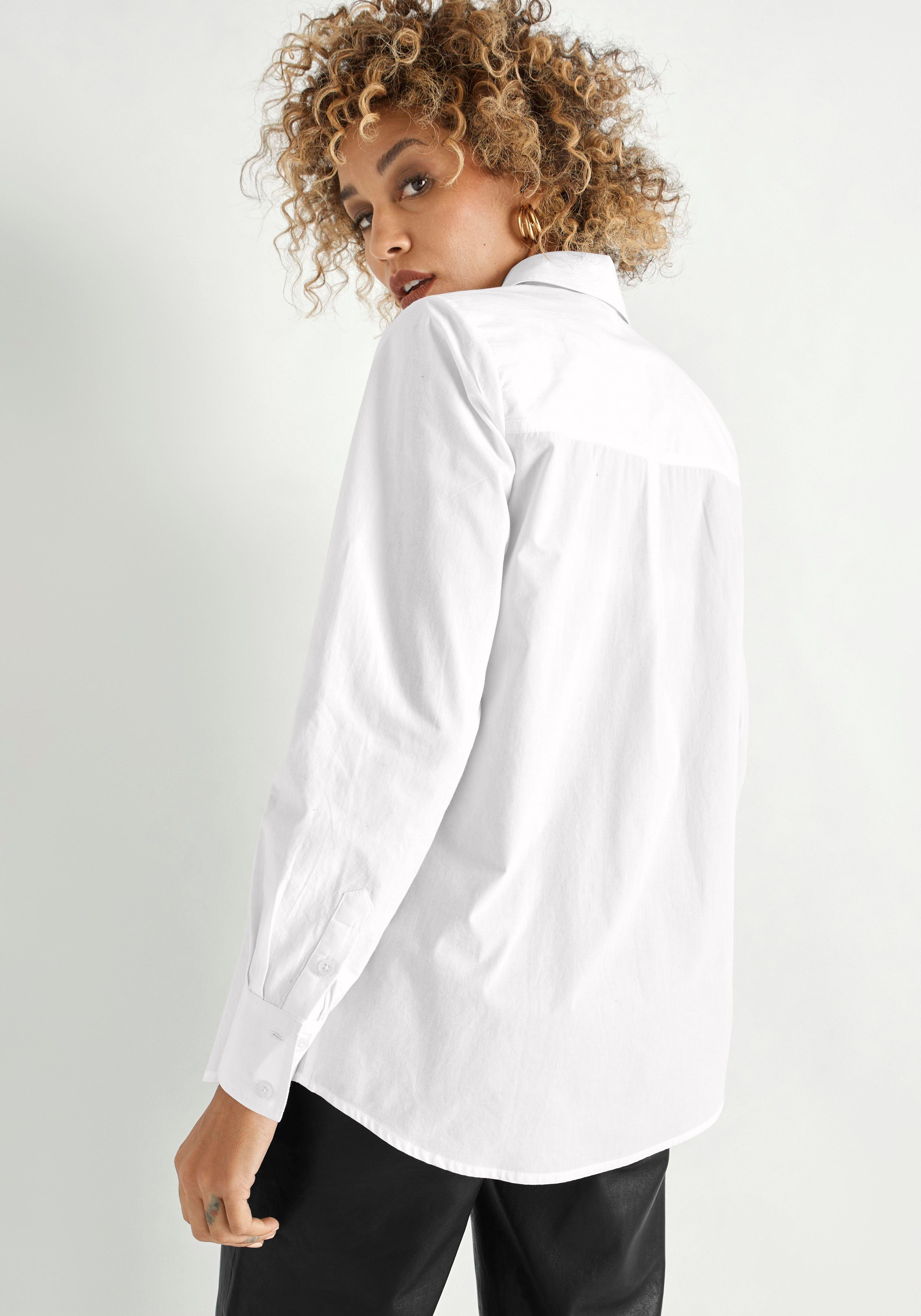 HECHTER PARIS Hemdbluse mit Fronttaschen günstig online kaufen