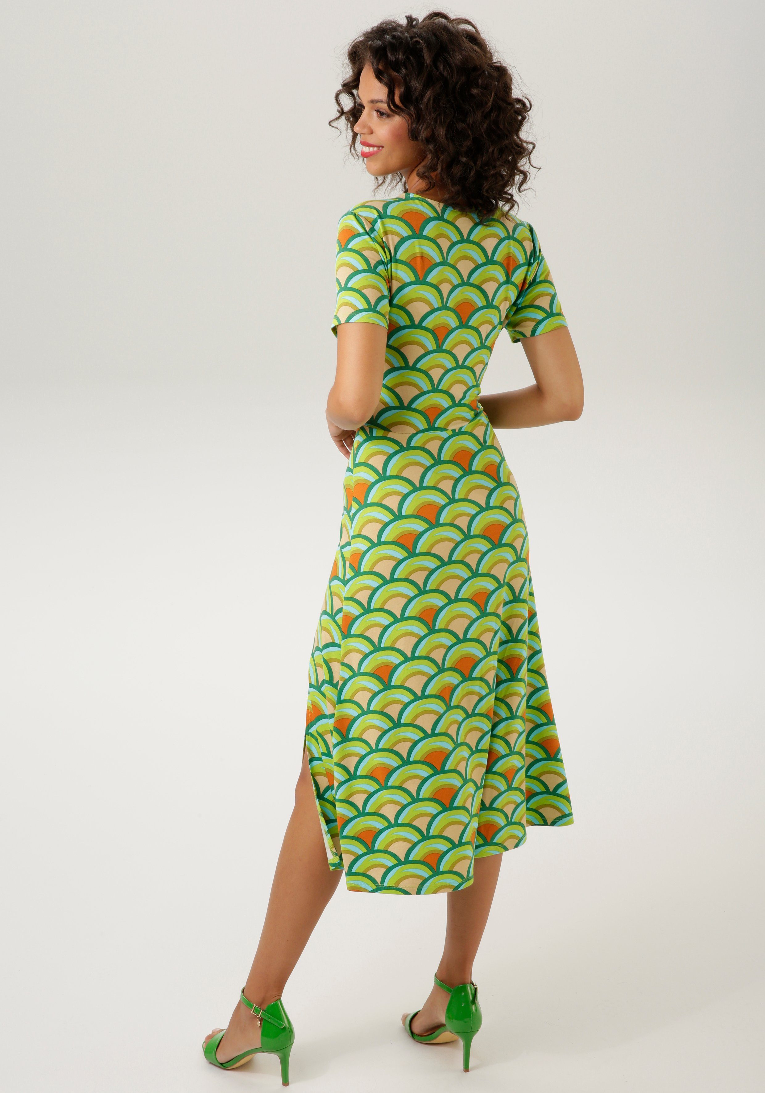 Aniston CASUAL Sommerkleid in Wickeloptik günstig online kaufen