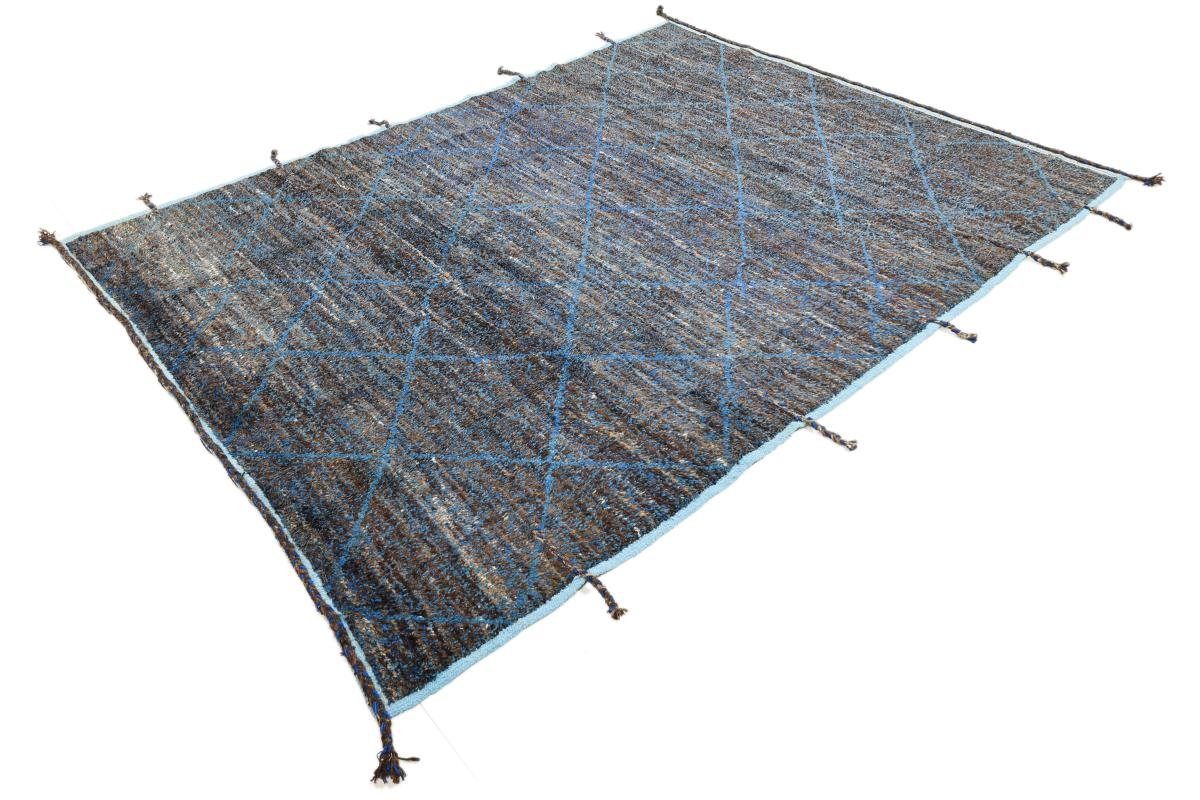 Handgeknüpfter 25 Höhe: Moderner Nain Orientteppich, 239x322 rechteckig, Berber Orientteppich Design Trading, mm Maroccan