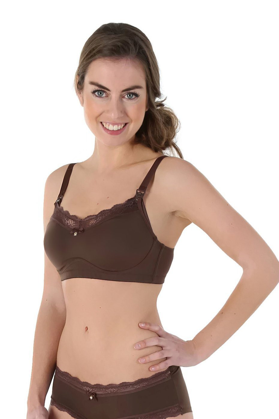 petit amour Still-BH ELLA mit nahtlosen Cups ohne Bügel C/D Körbchengröße mit Baumwolle laminiert, Körbchen nahtlos gemouldet