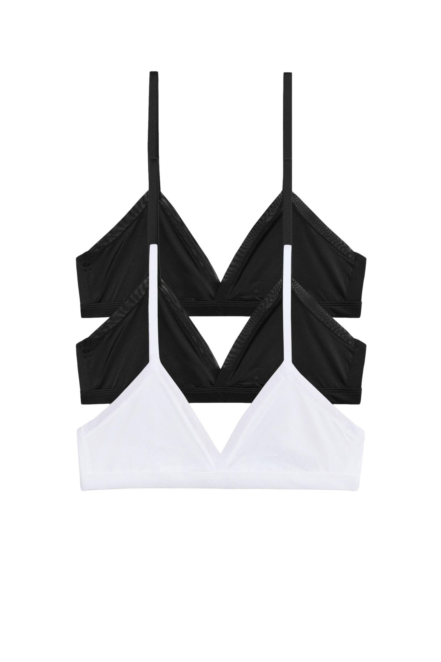 The Set Set: Triangel-BH The Set Triangel-BHs aus Mikrofaser, 3er-Pack (3-tlg)
