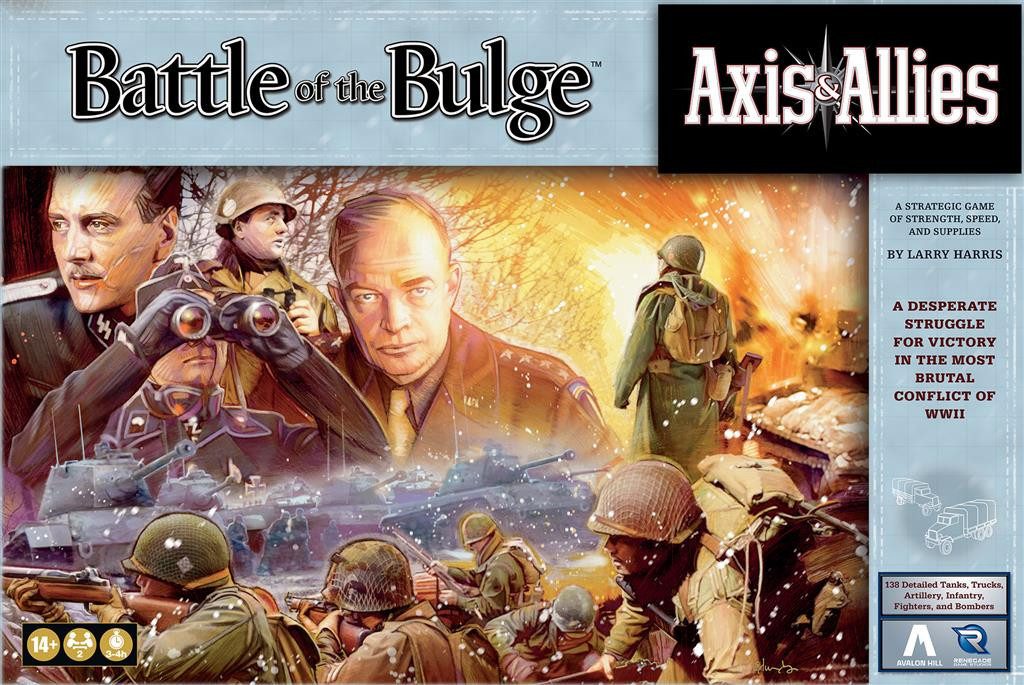 Avalon Hill Spiel Axis and Allies - Axis & Allies: Battle of the Bulge - englisch
